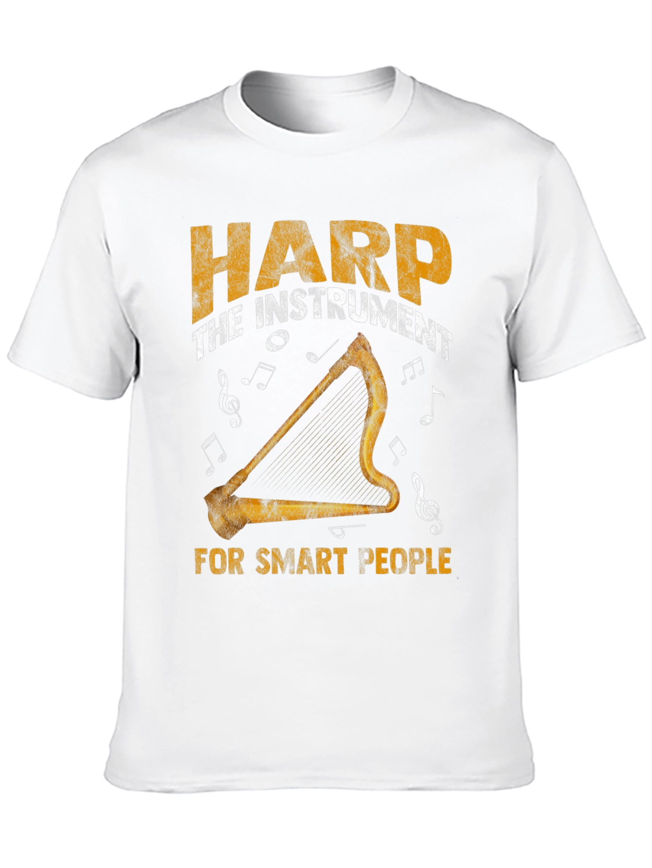 Harp Instrument T-Shirt - For Smart People
