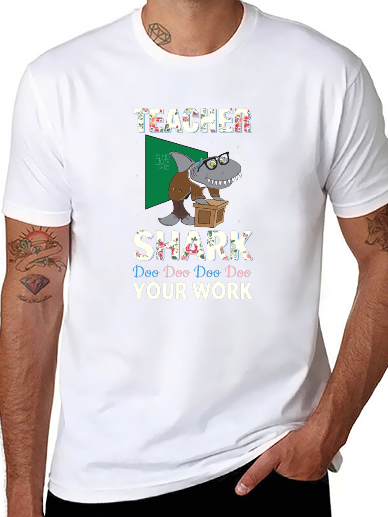 Teacher Shark Graphic Tee