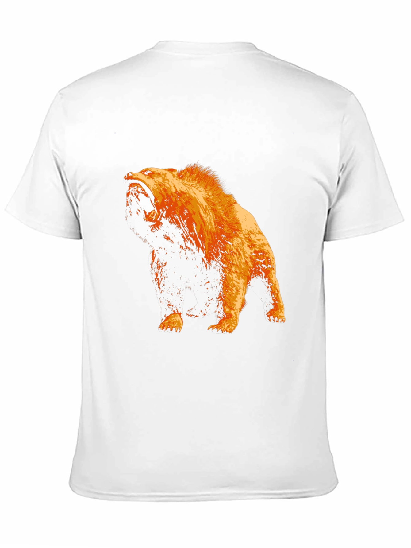 Bear Graphic T-Shirt - Black Cotton Tee