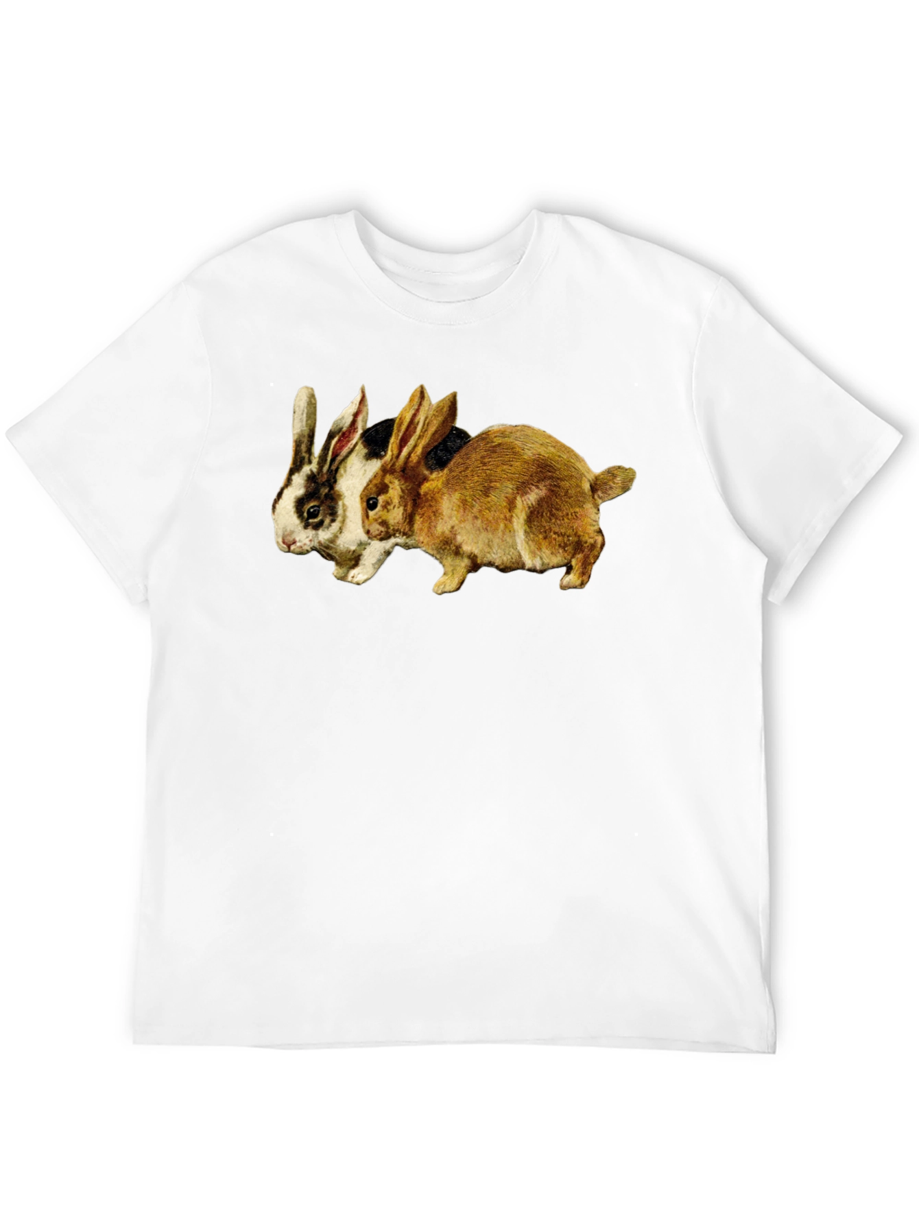 Rabbits Graphic Tee - Classic Black T-Shirt