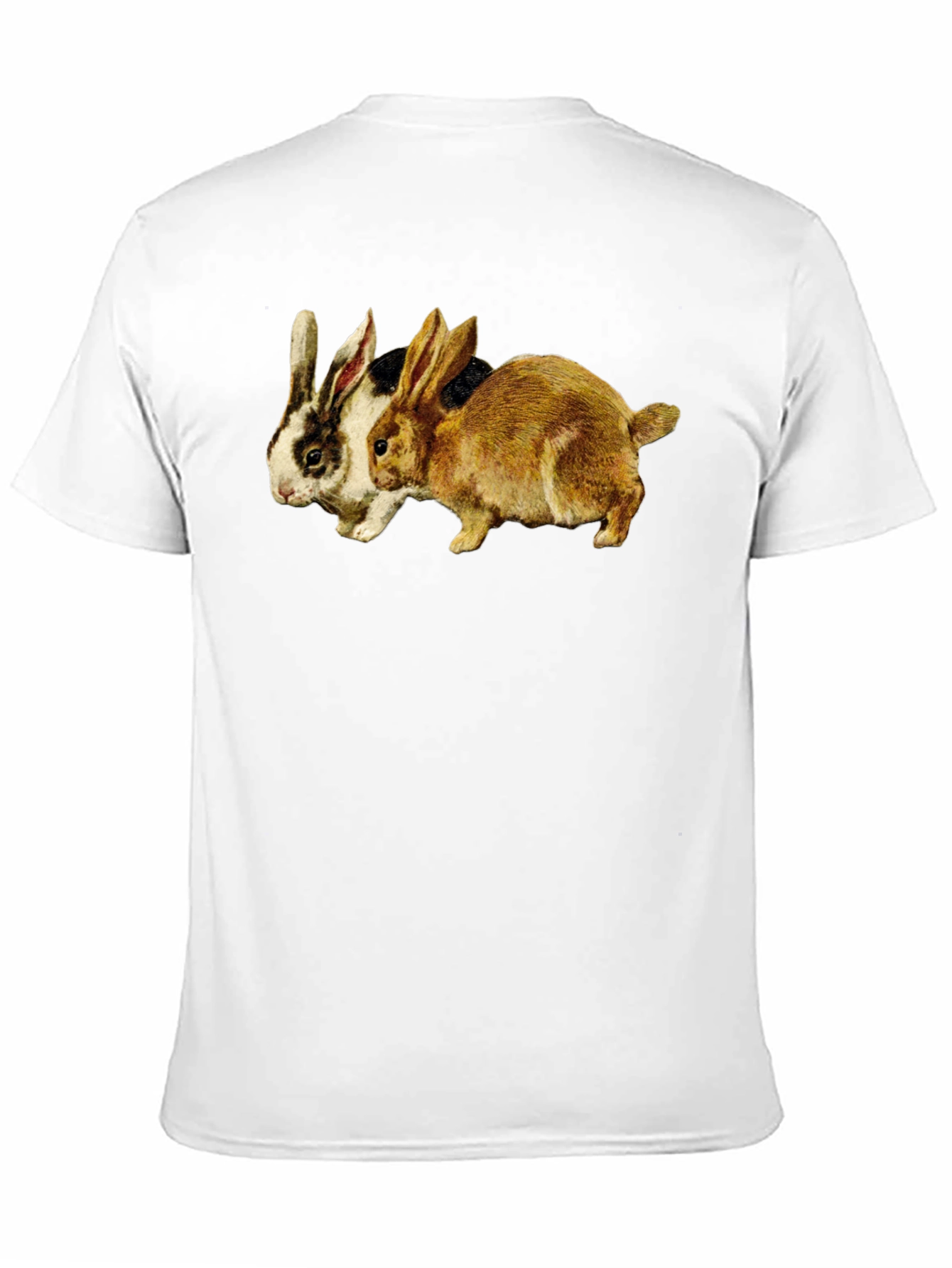 Rabbits Graphic Tee - Classic Black T-Shirt
