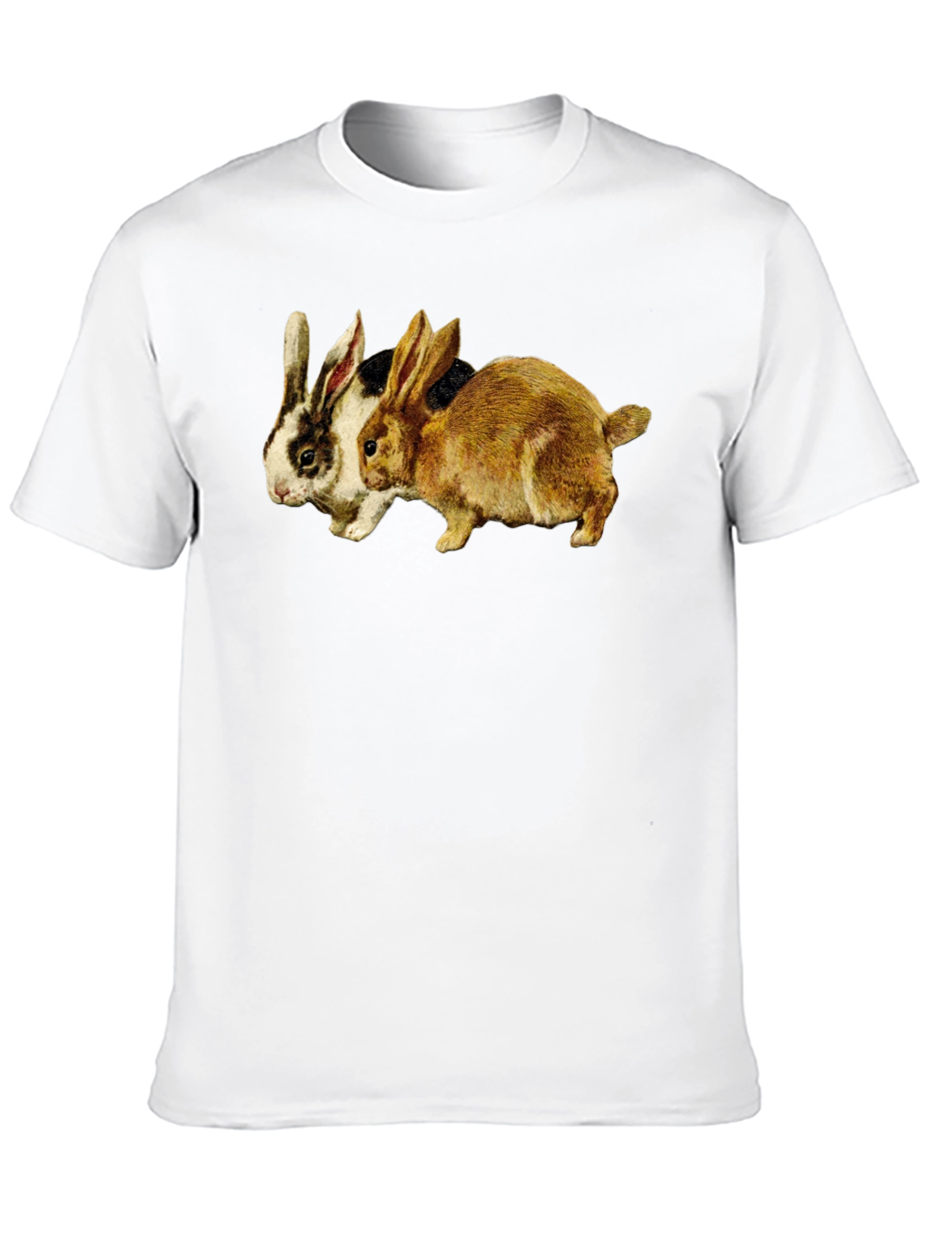 Rabbits Graphic Tee - Classic Black T-Shirt