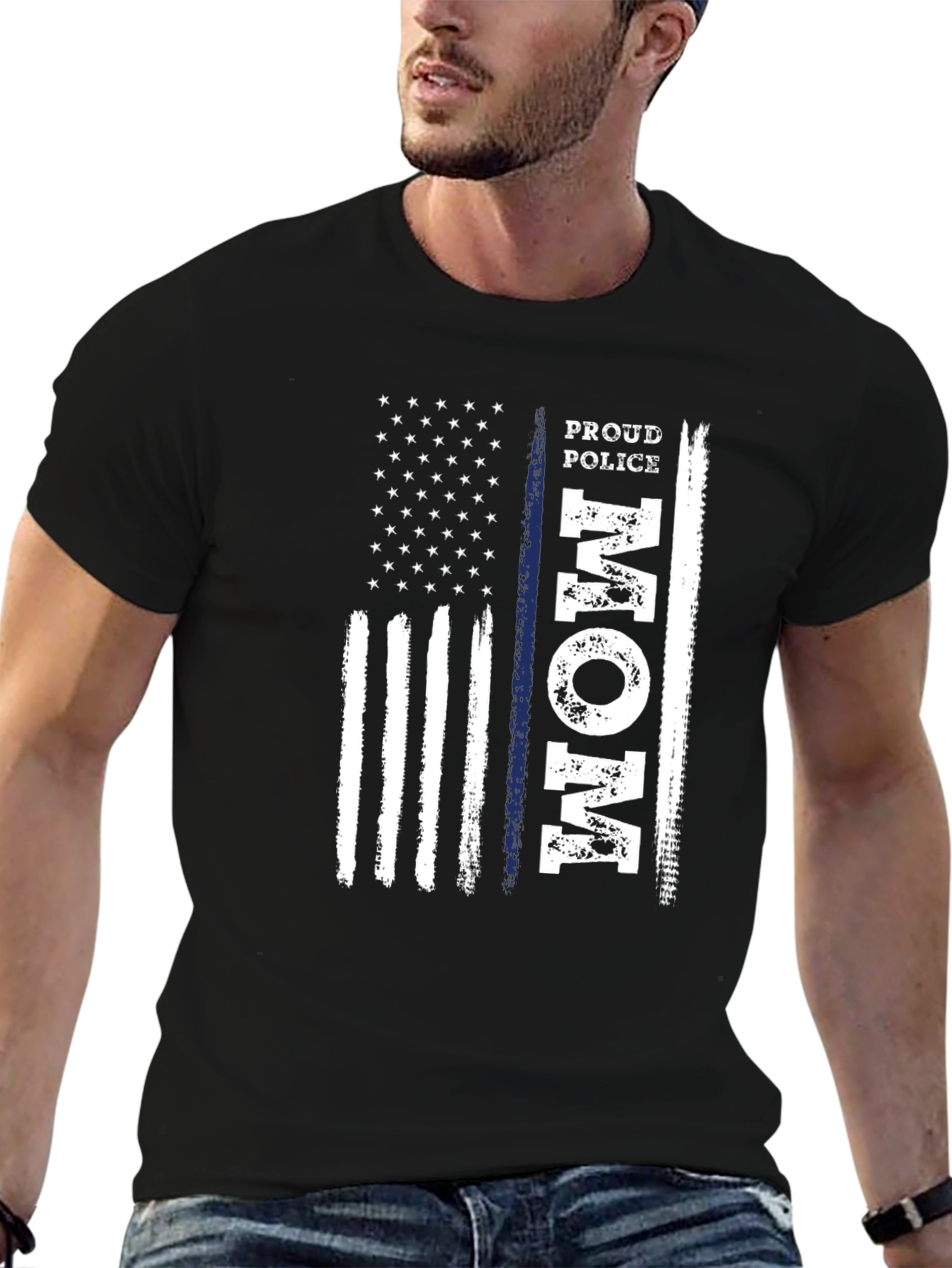 Proud Police Mom T-Shirt
