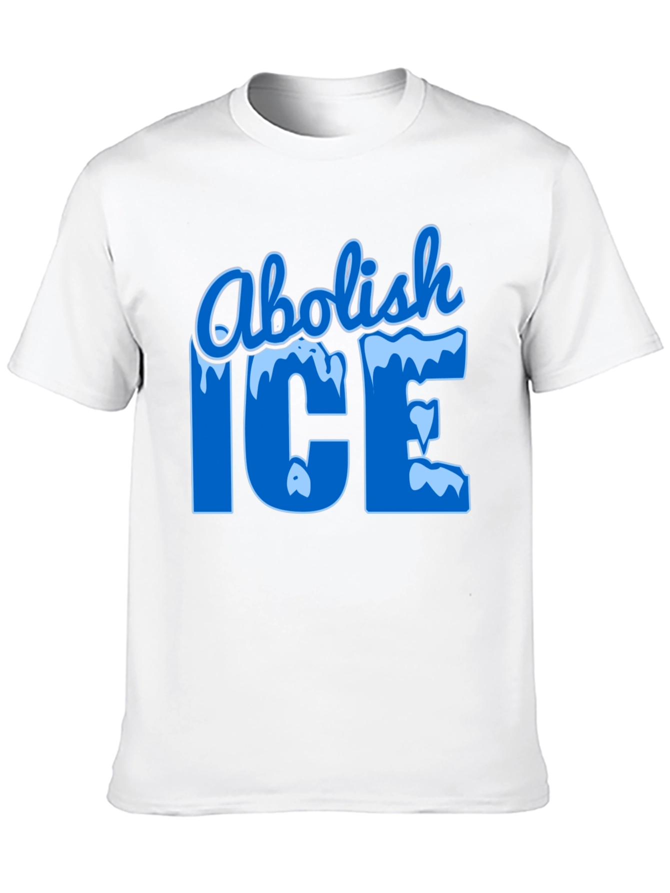 Abolish ICE Black Graphic T-Shirt