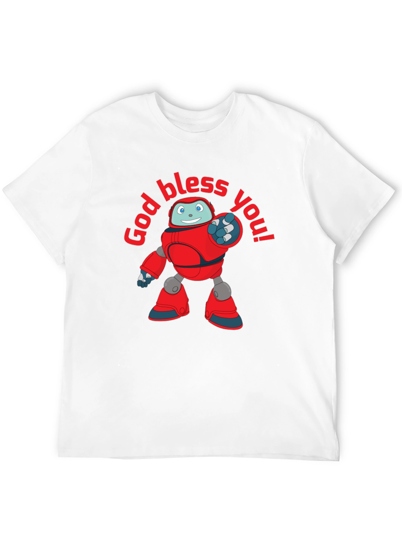 God Bless You Robot T-Shirt