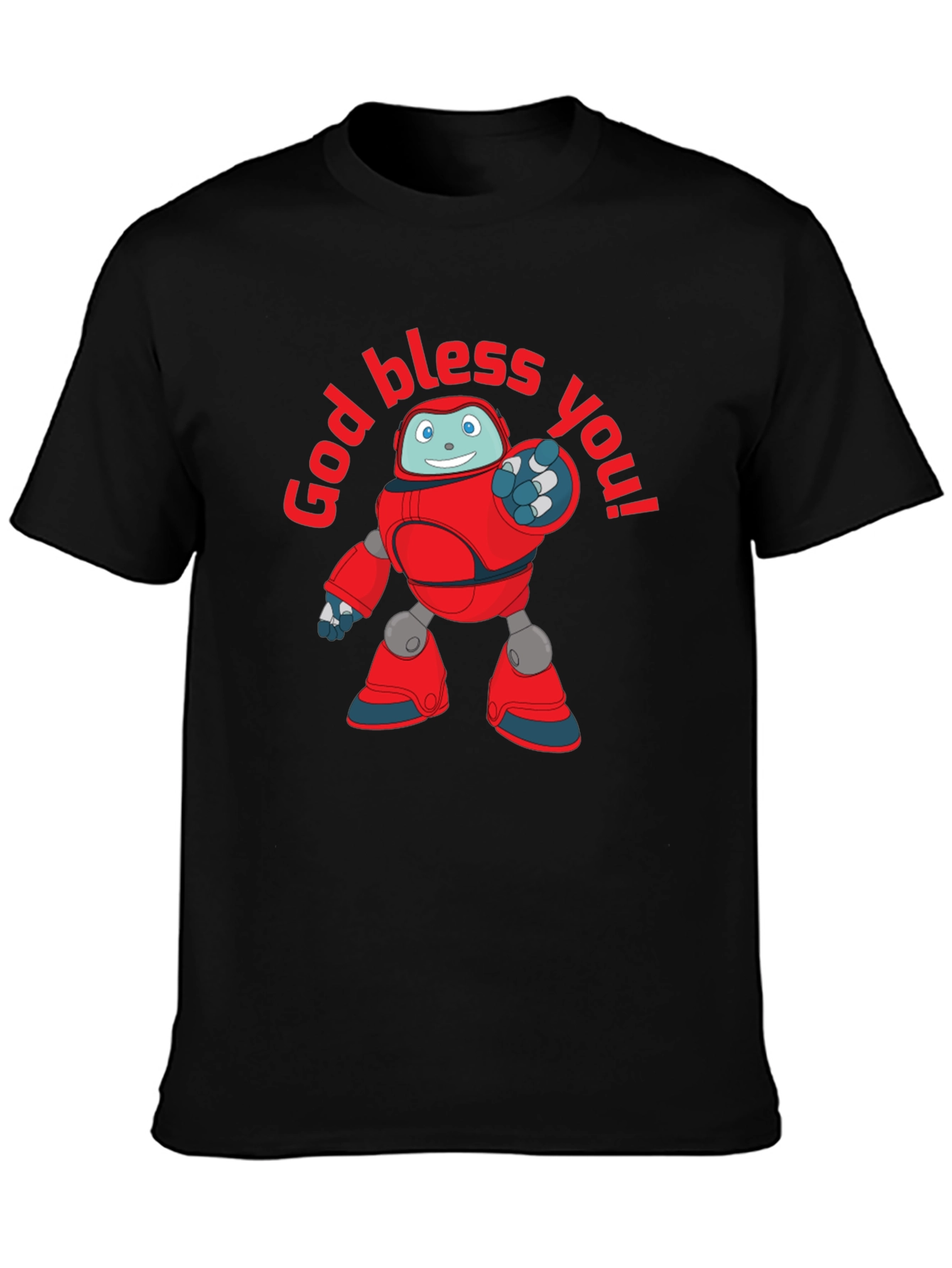 God Bless You Robot T-Shirt