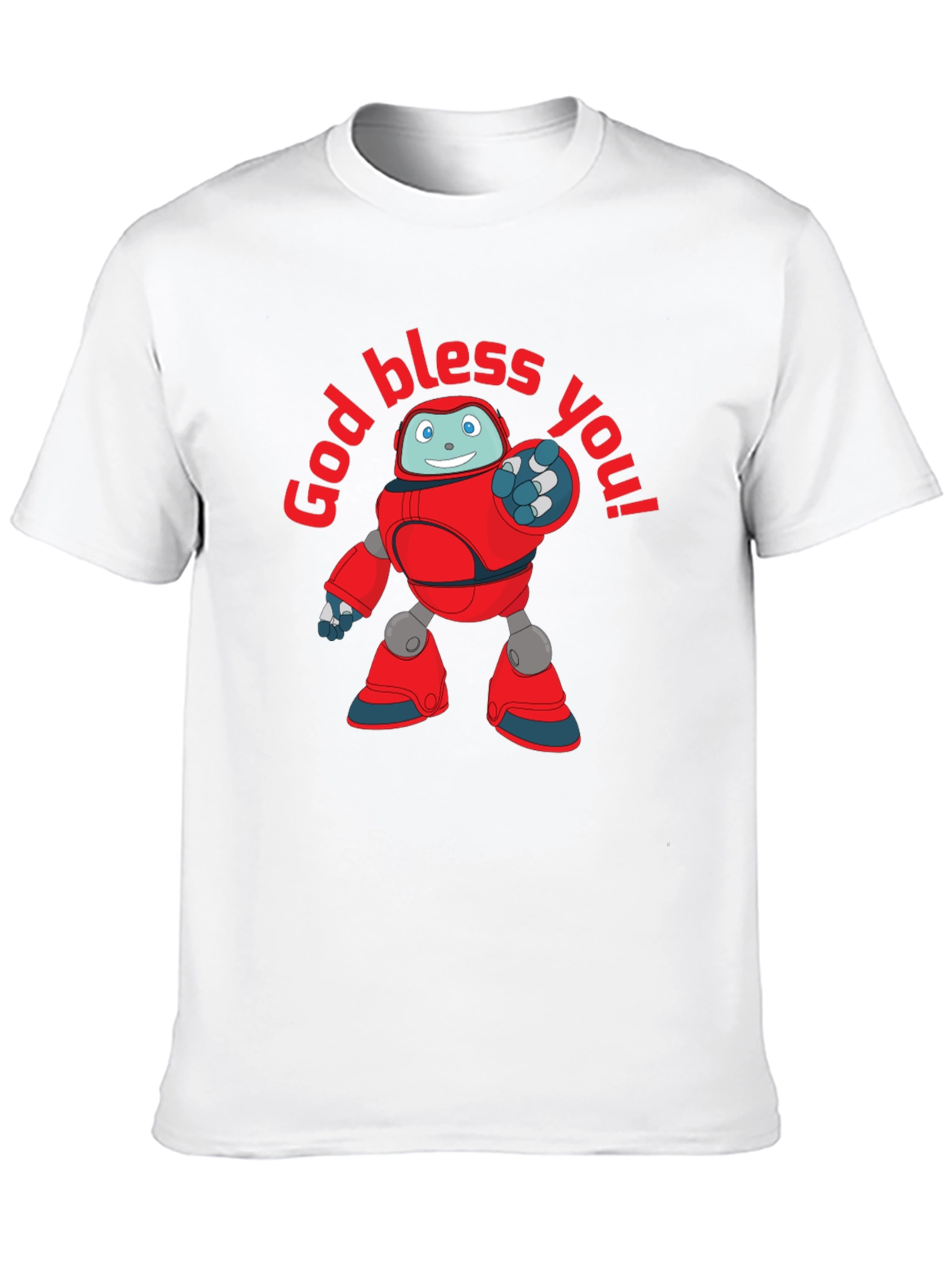 God Bless You Robot T-Shirt