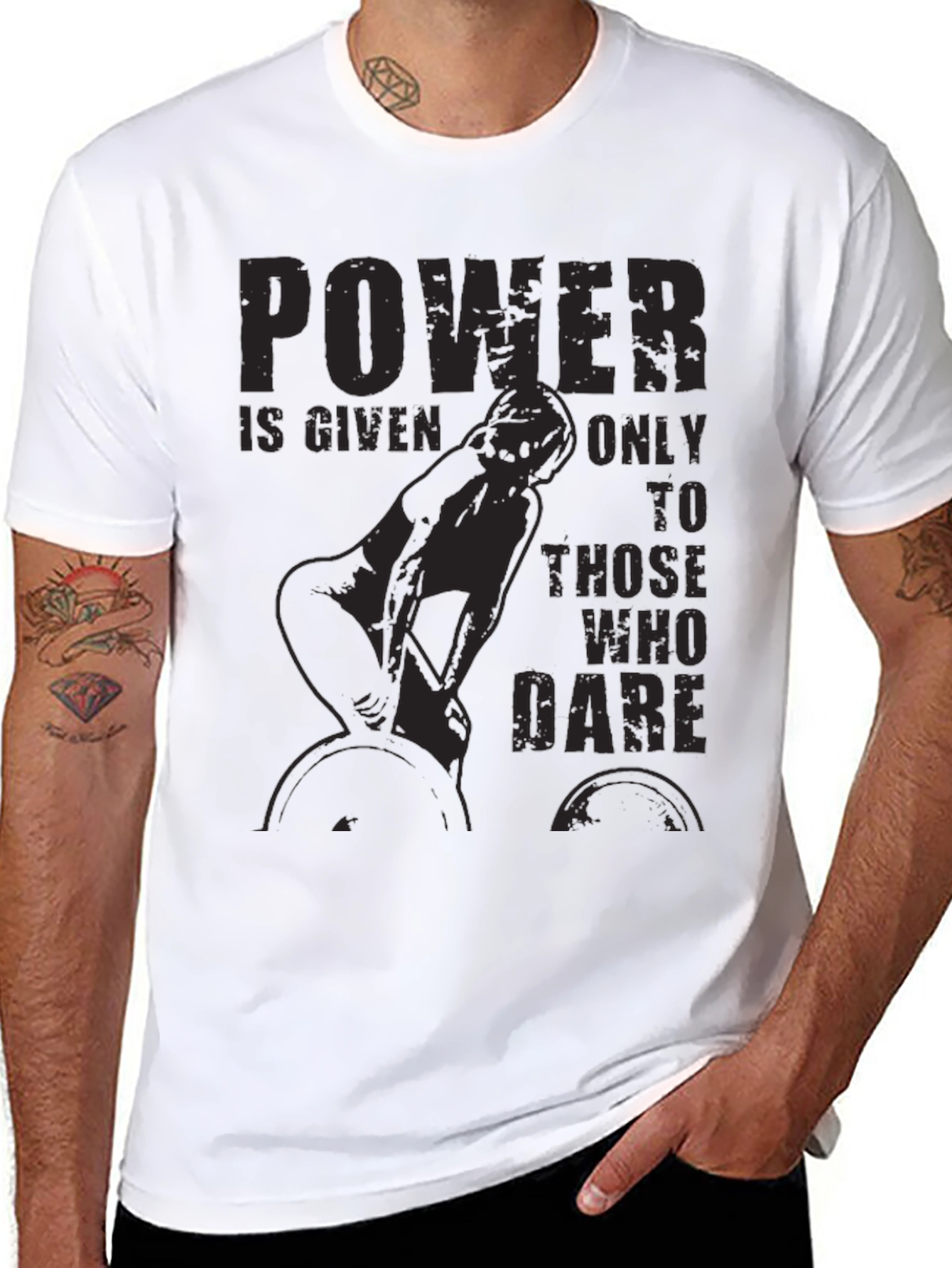 Powerlifting Graphic Tee - Power is Given