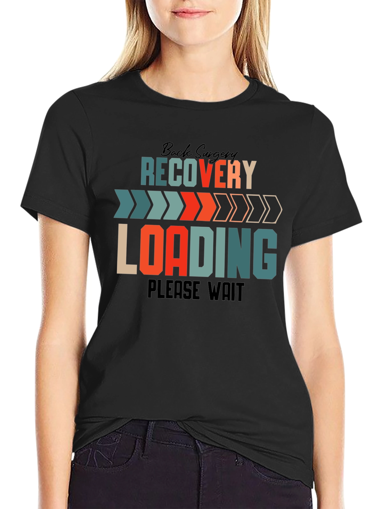 Back Surgery Recovery Loading Funny T-Shirt