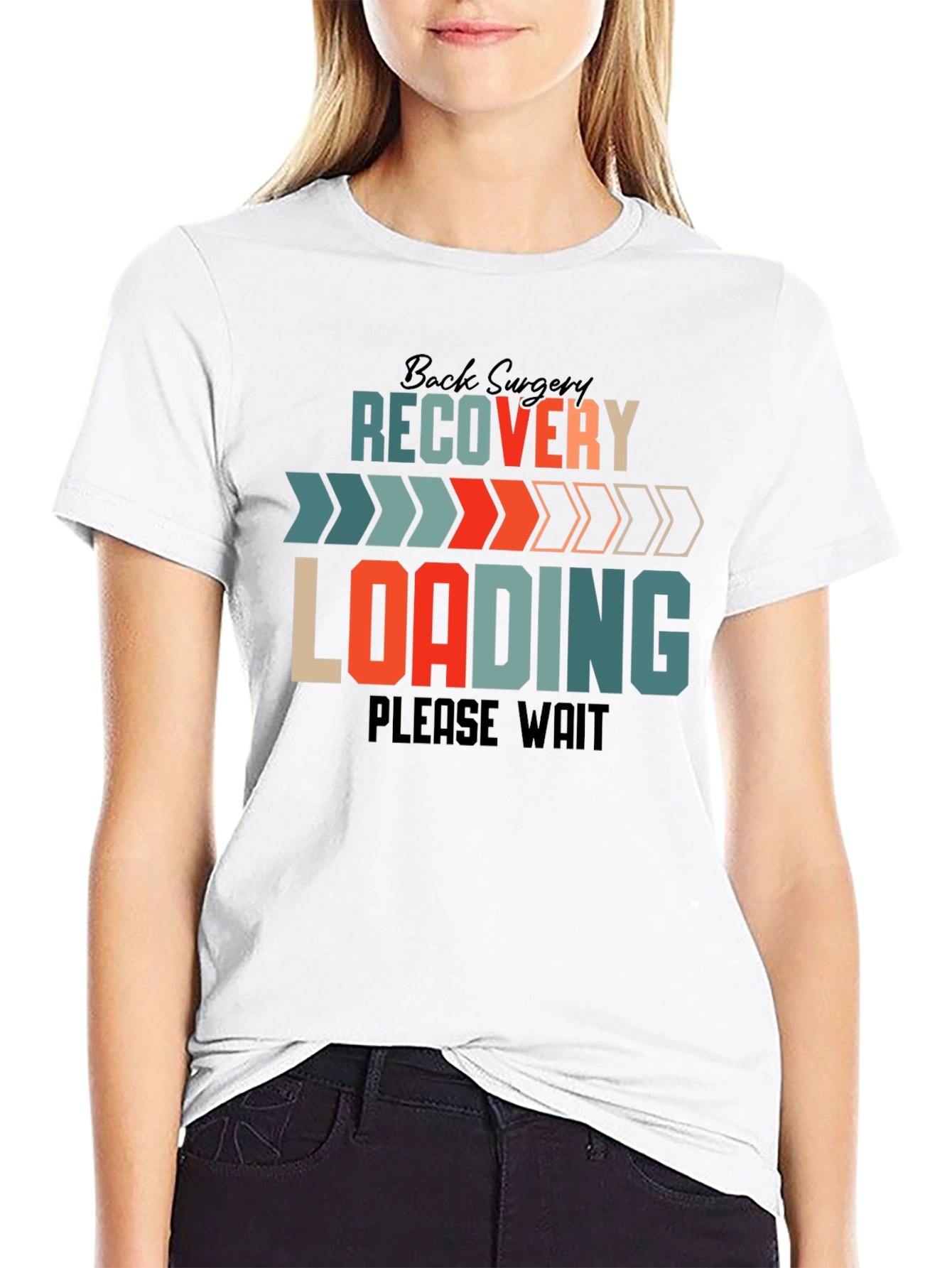 Back Surgery Recovery Loading Funny T-Shirt