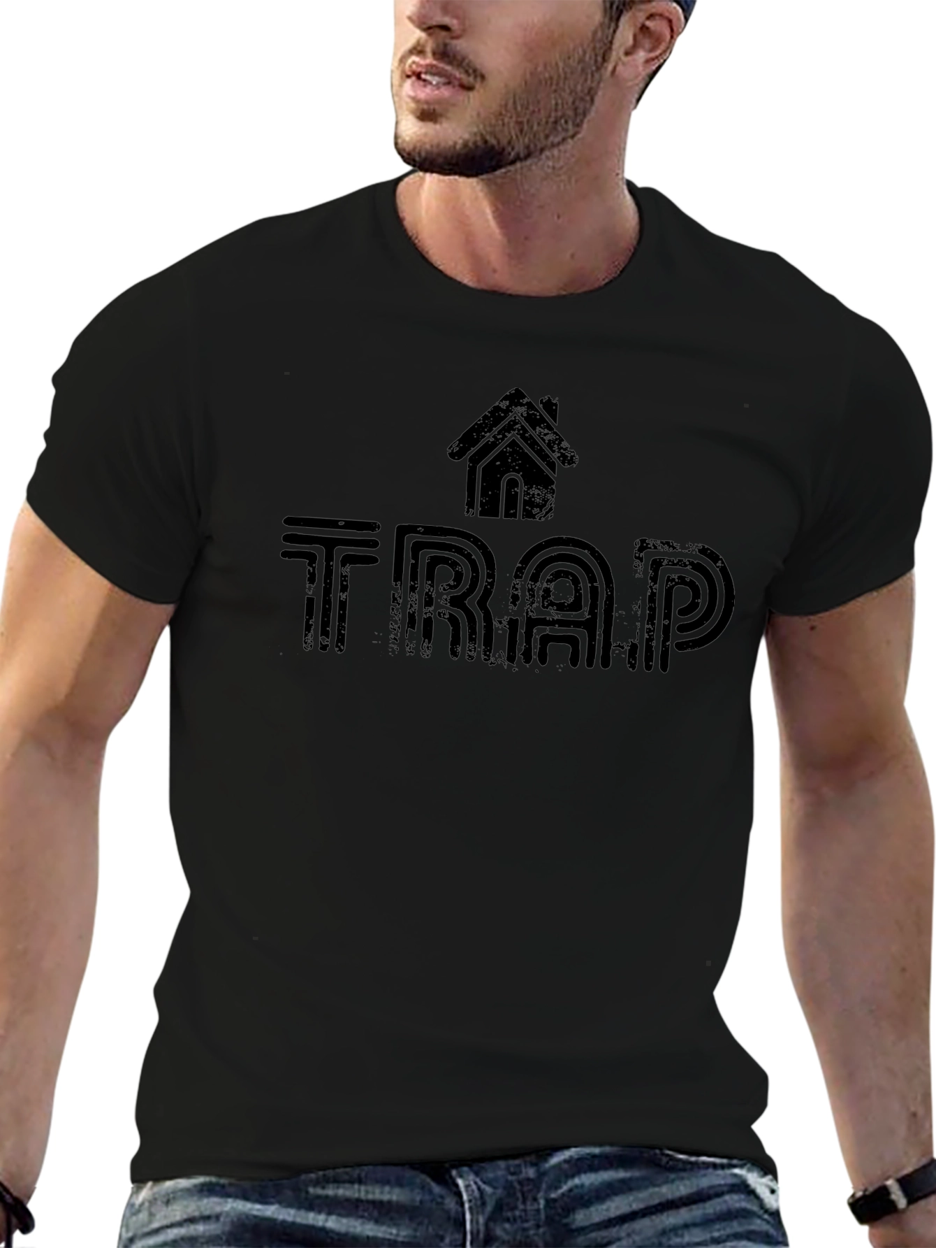 TRAP House Graphic T-Shirt - Urban Streetwear Tee