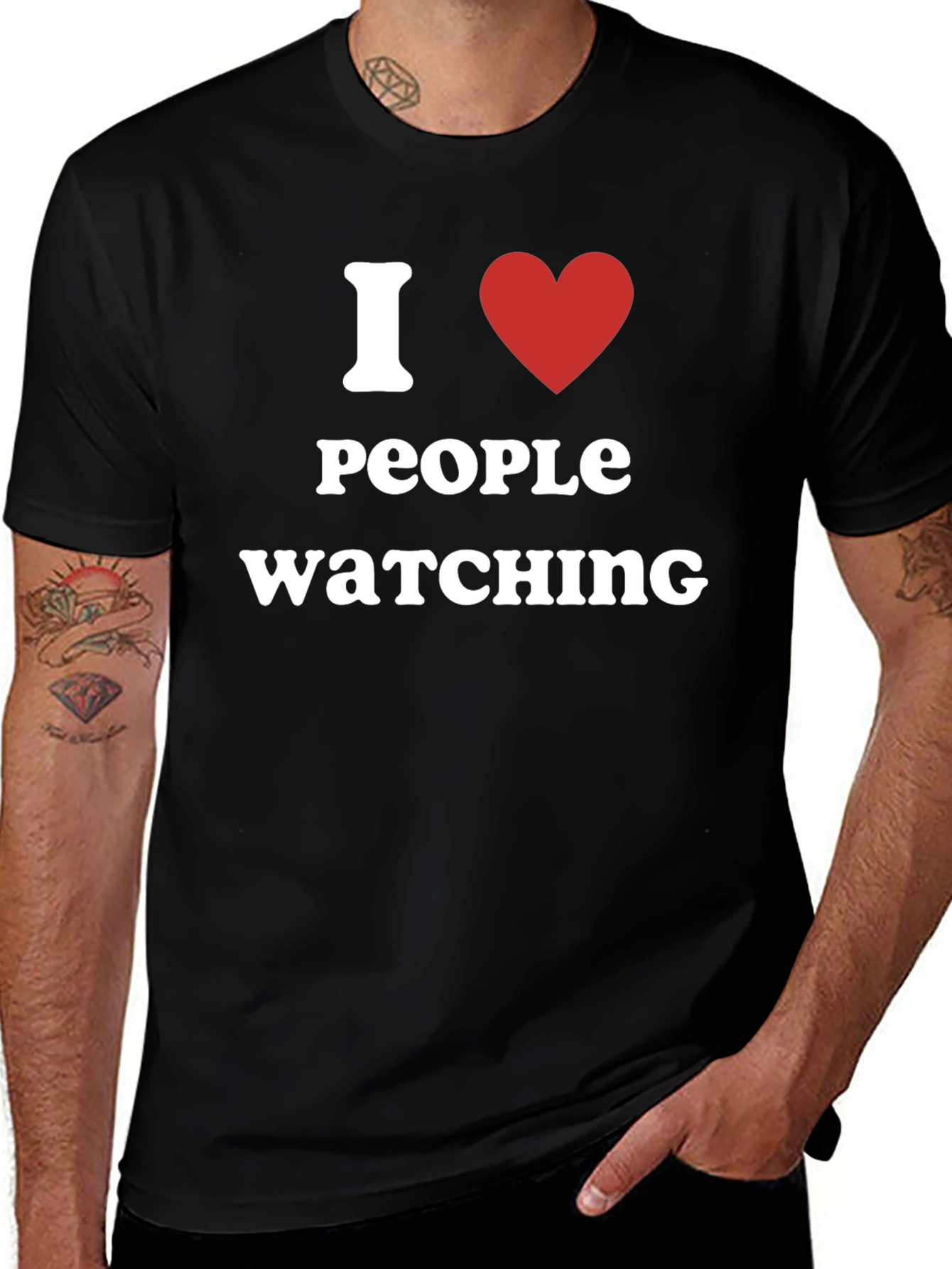 I Heart People Watching T-Shirt