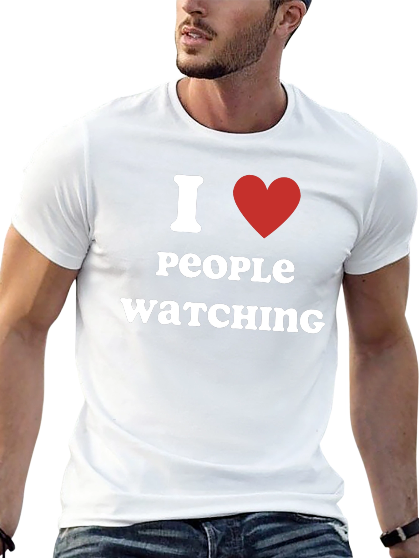 I Heart People Watching T-Shirt