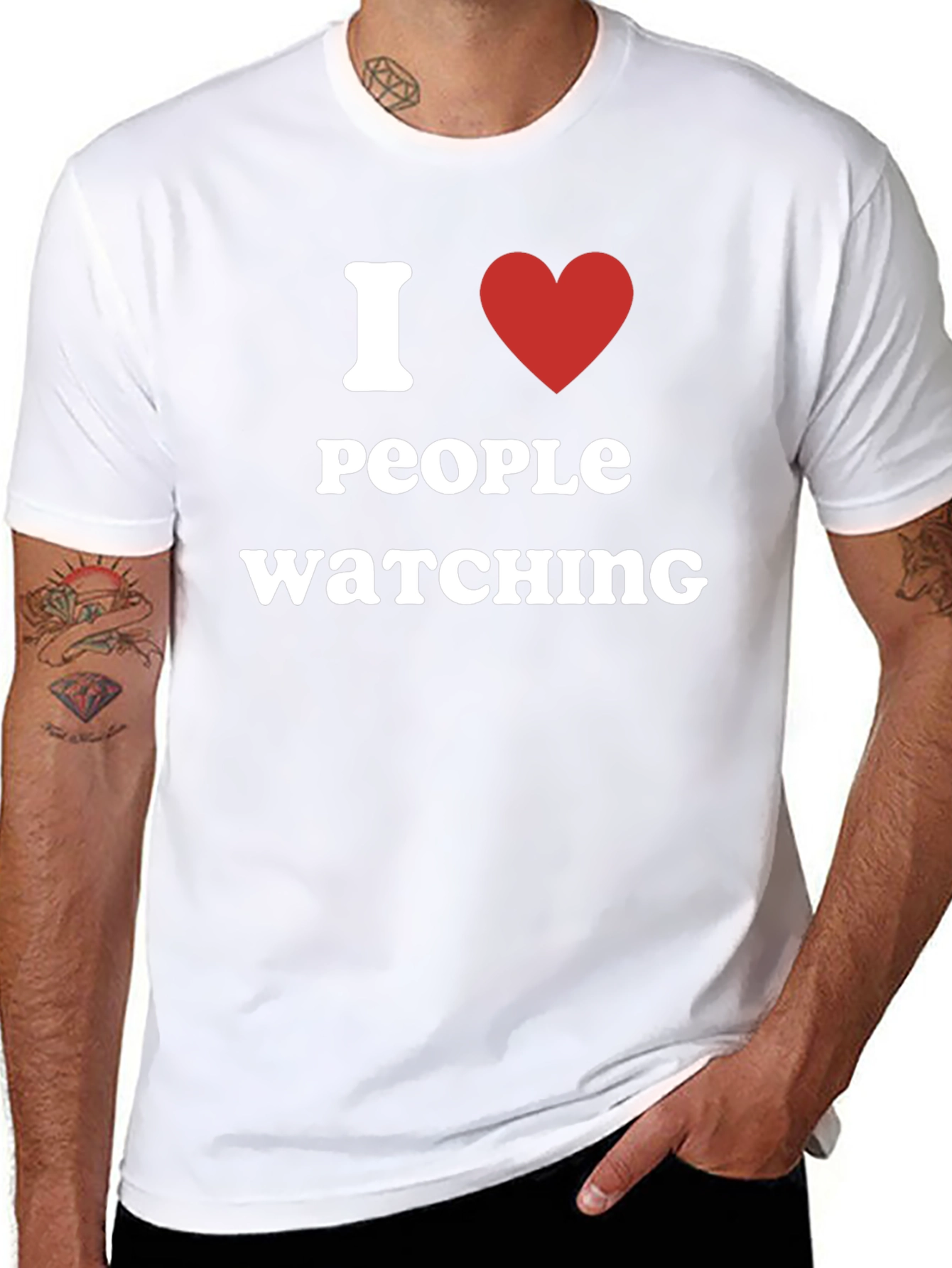 I Heart People Watching T-Shirt