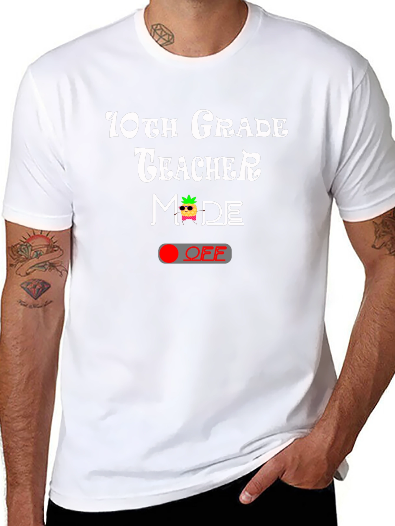 10th Grade Teacher Mode OFF T-Shirt