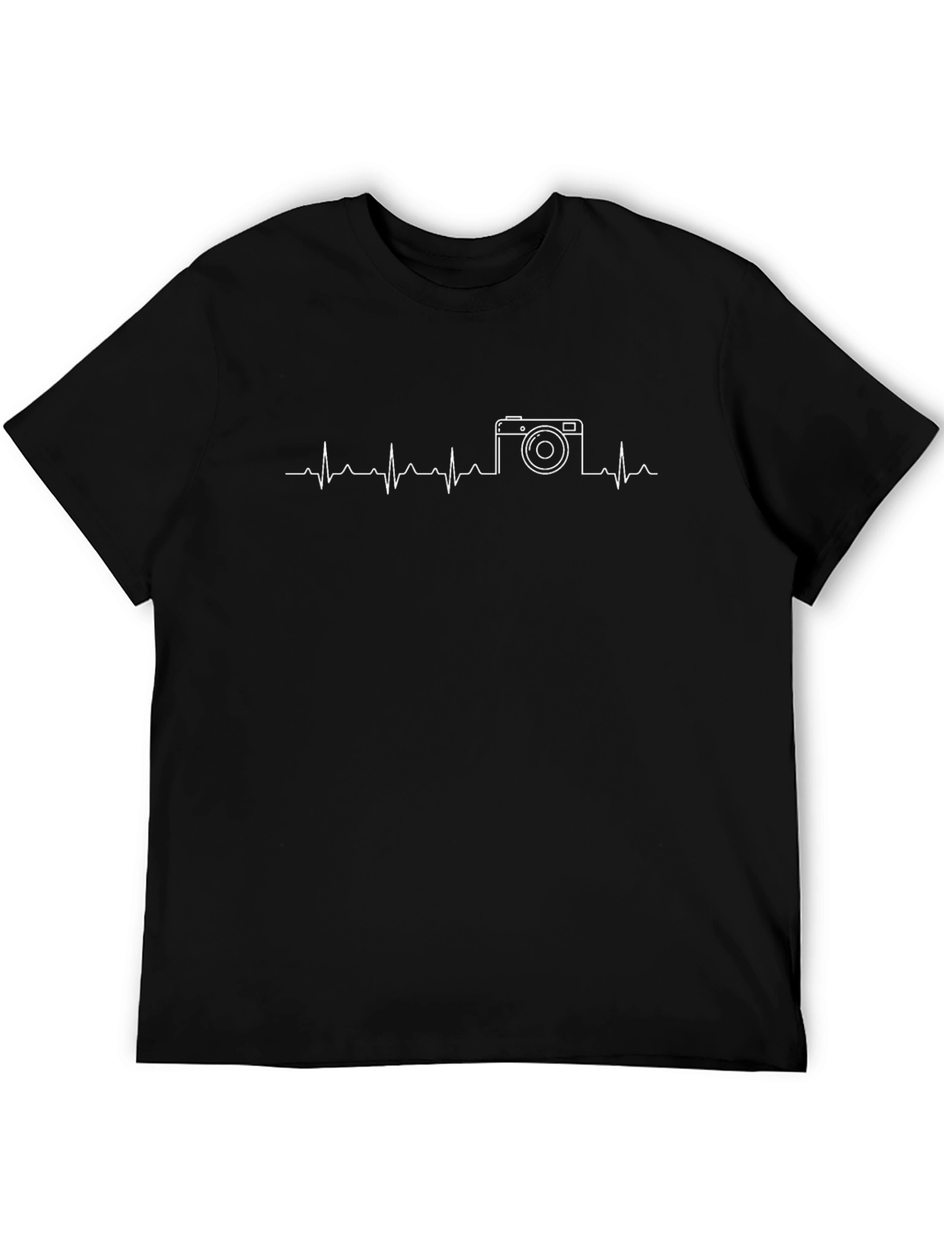 Photographers Heartbeat Tee - Camera Love