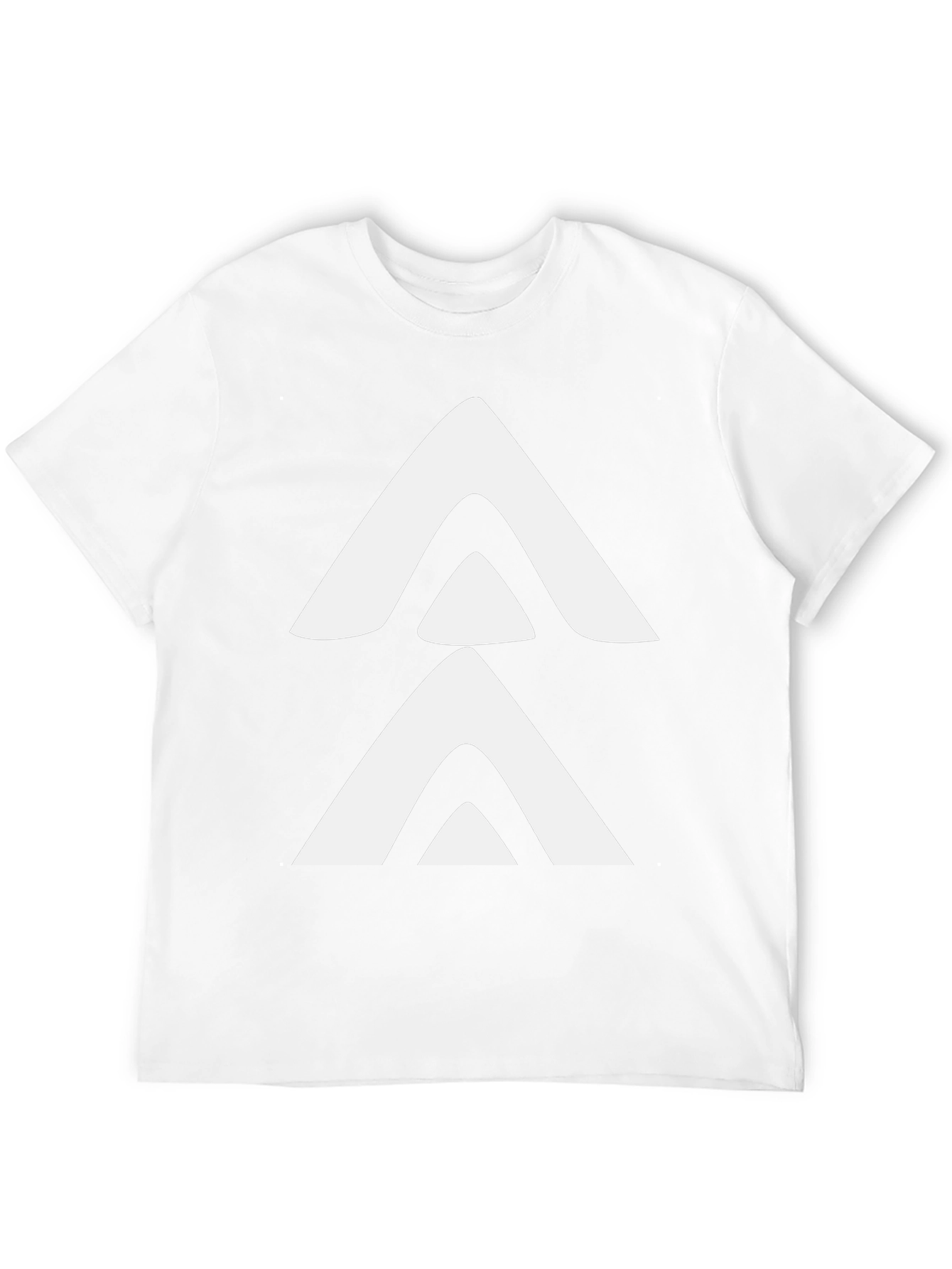 Modern Graphic Tee - Double Arrow Design