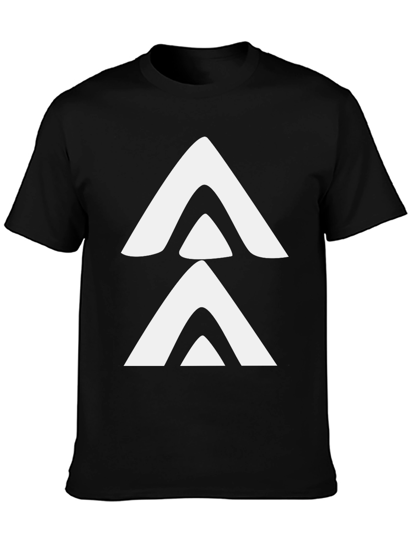 Modern Graphic Tee - Double Arrow Design