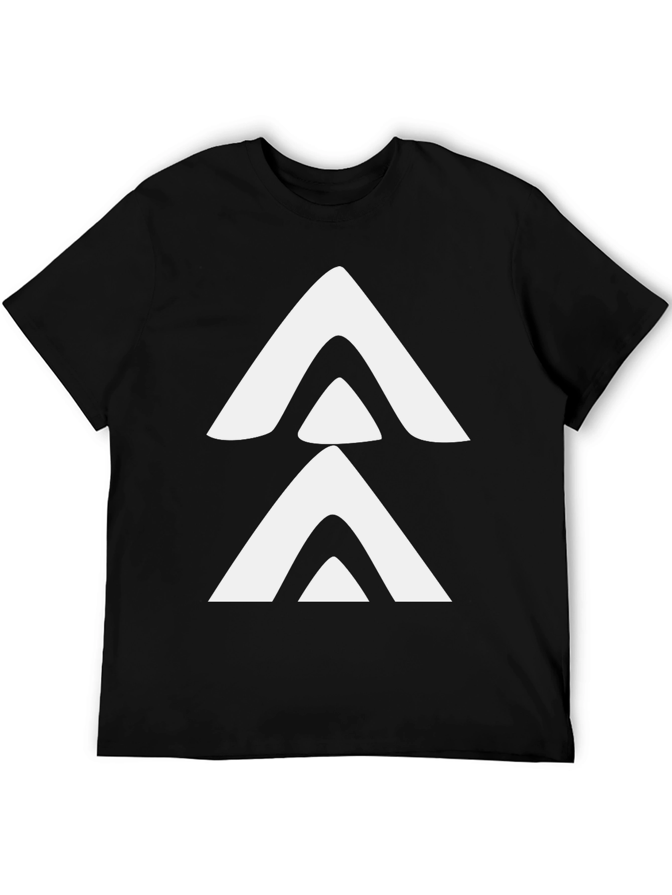 Modern Graphic Tee - Double Arrow Design