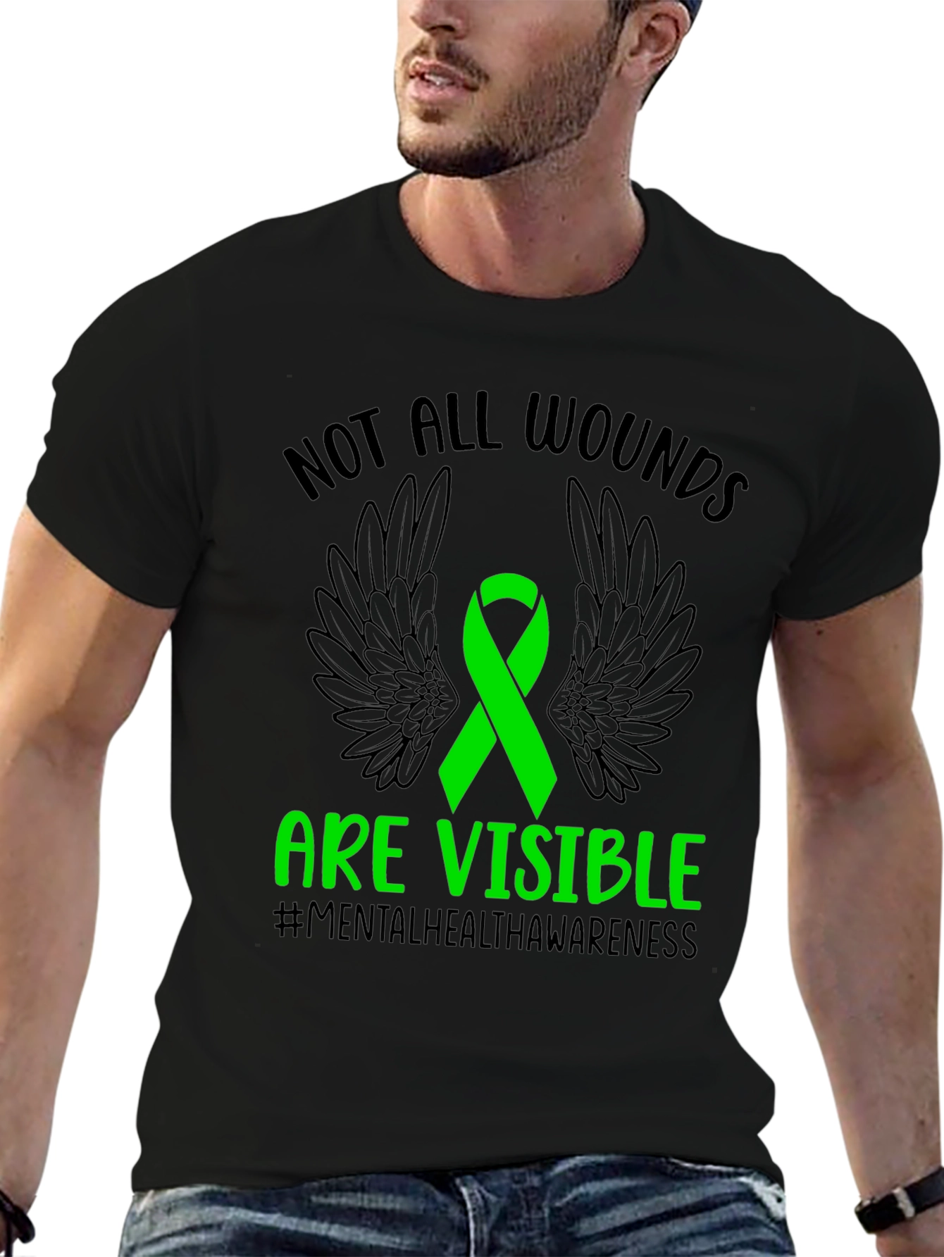 Mental Health Awareness Graphic T-Shirt