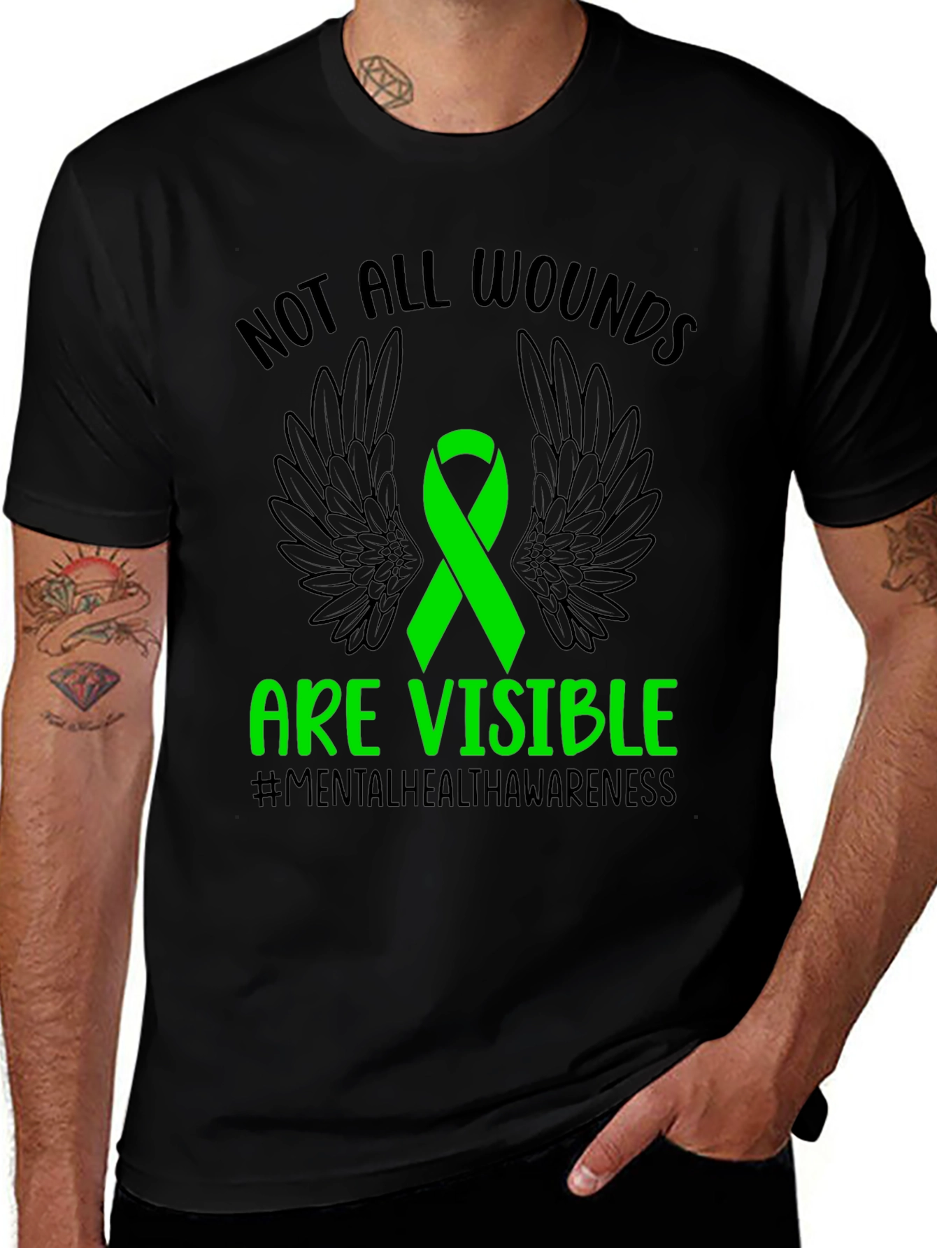 Mental Health Awareness Graphic T-Shirt