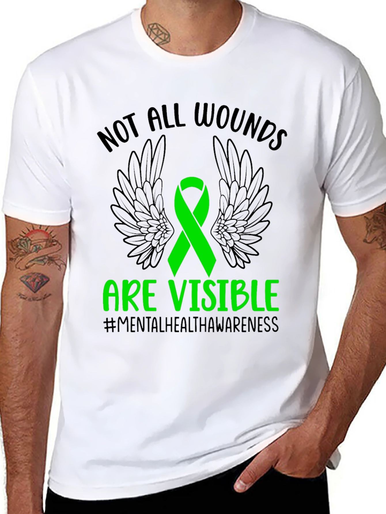 Mental Health Awareness Graphic T-Shirt