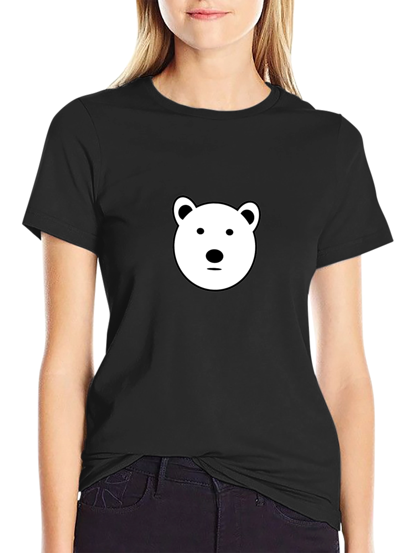 Cool Bear Graphic Black T-Shirt