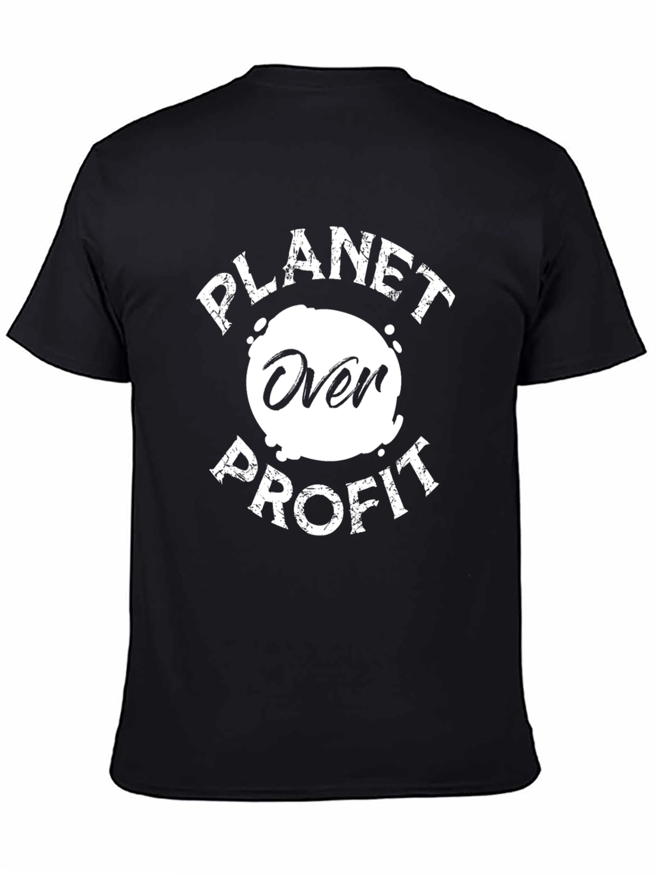 Planet Over Profit Graphic T-Shirt - Eco-Friendly Awareness Tee