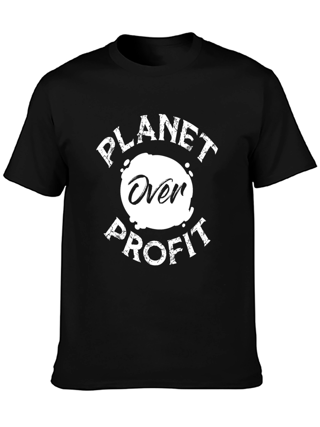Planet Over Profit Graphic T-Shirt - Eco-Friendly Awareness Tee
