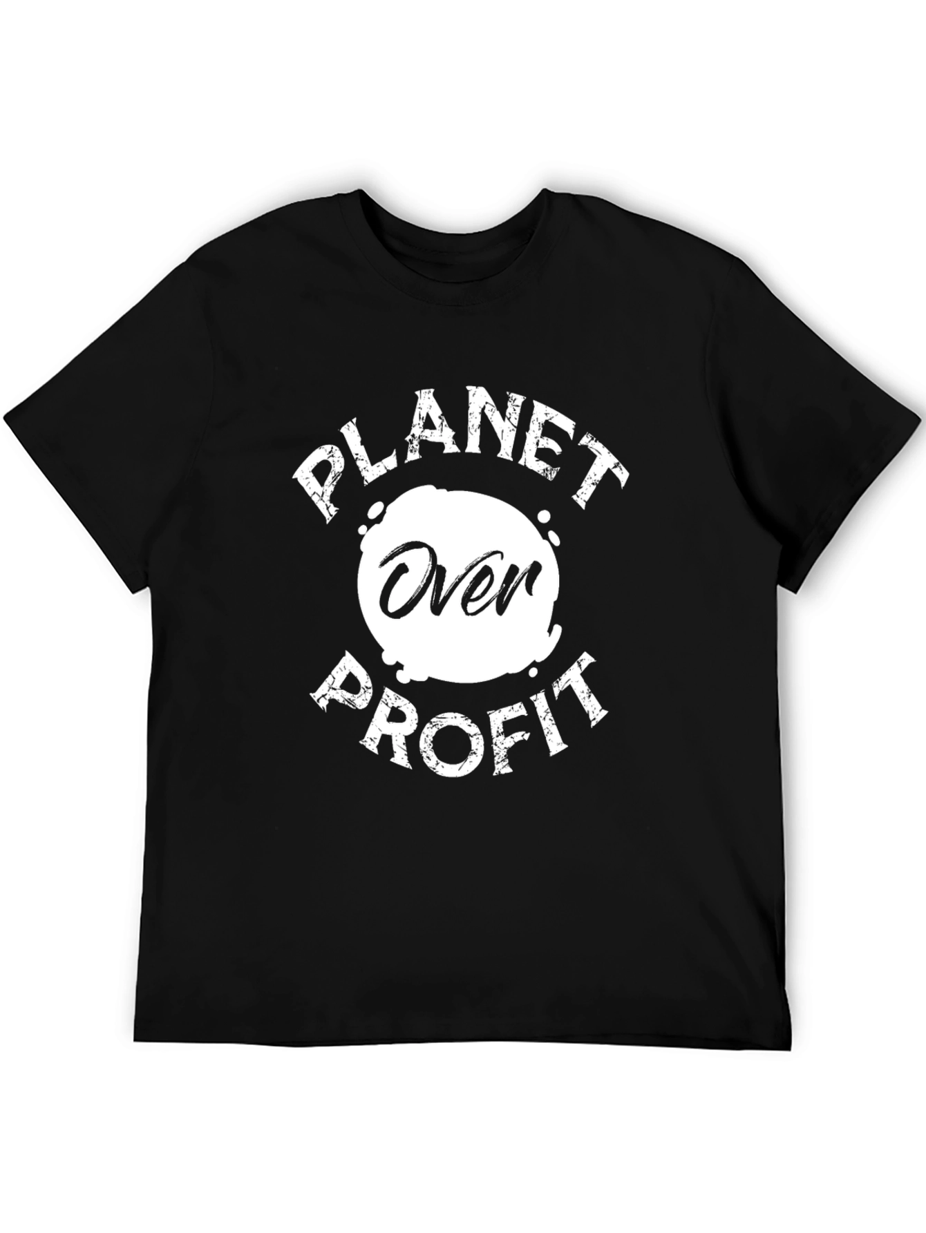 Planet Over Profit Graphic T-Shirt - Eco-Friendly Awareness Tee