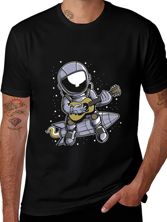 Astronaut Guitar Player T-Shirt