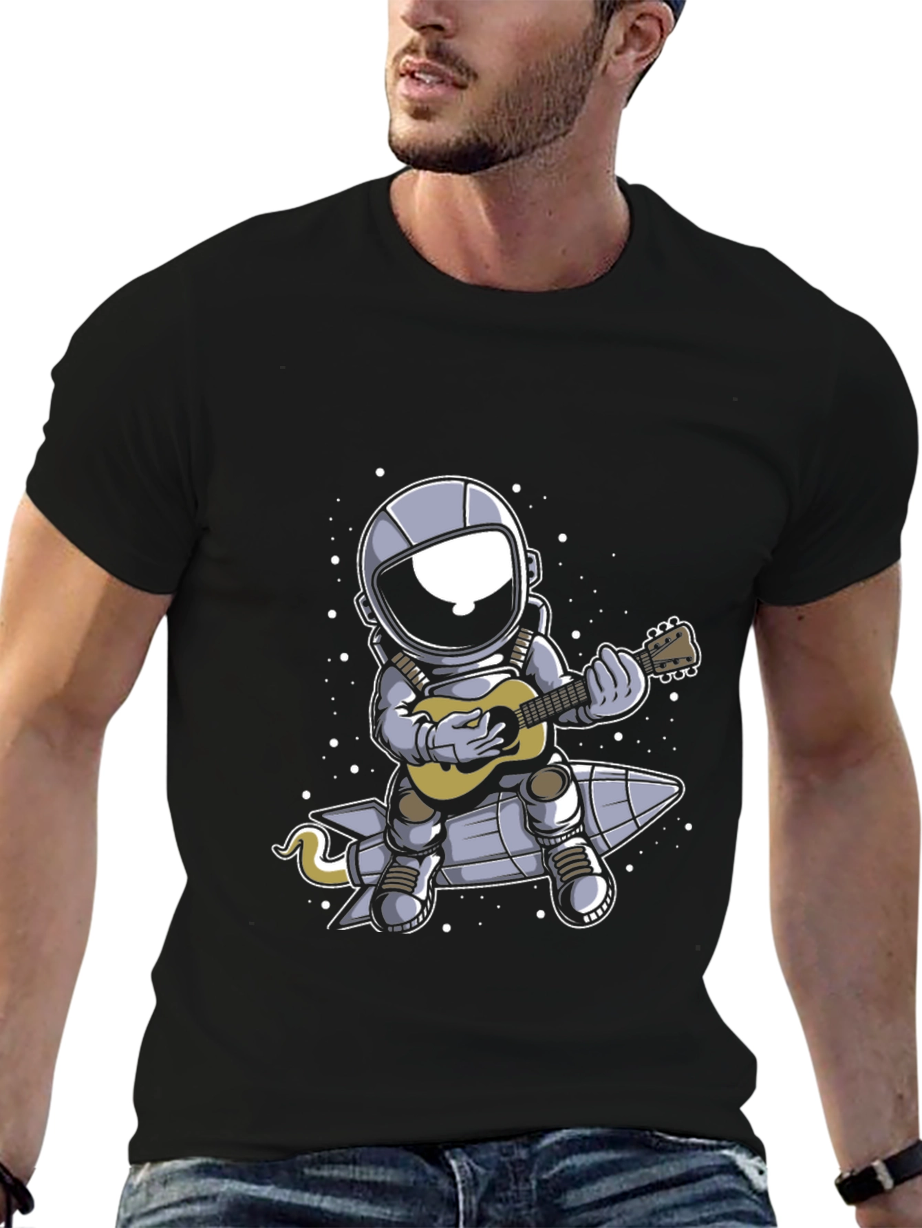 Astronaut Guitar Player T-Shirt