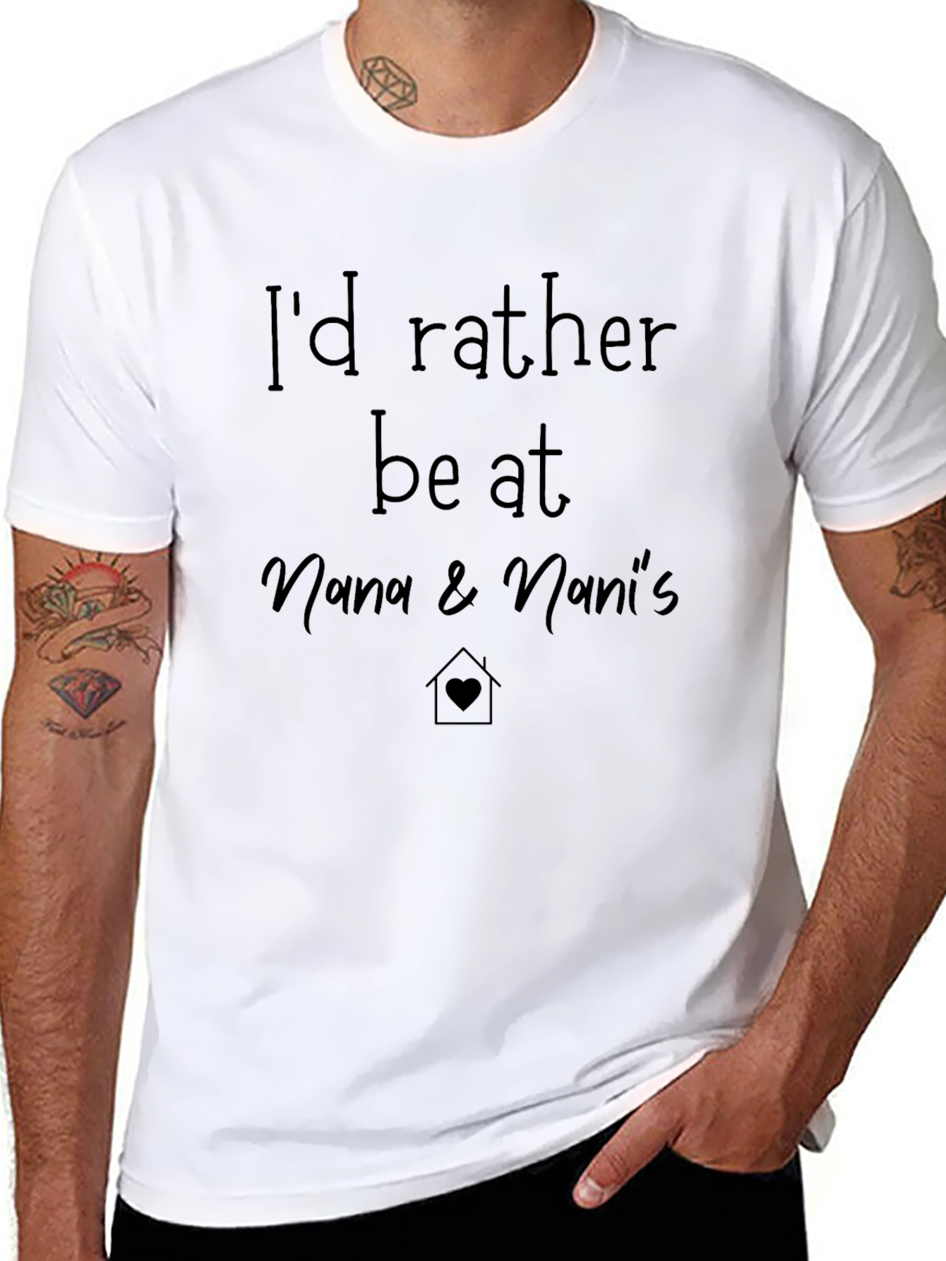 Nana and Nanis Black T-Shirt