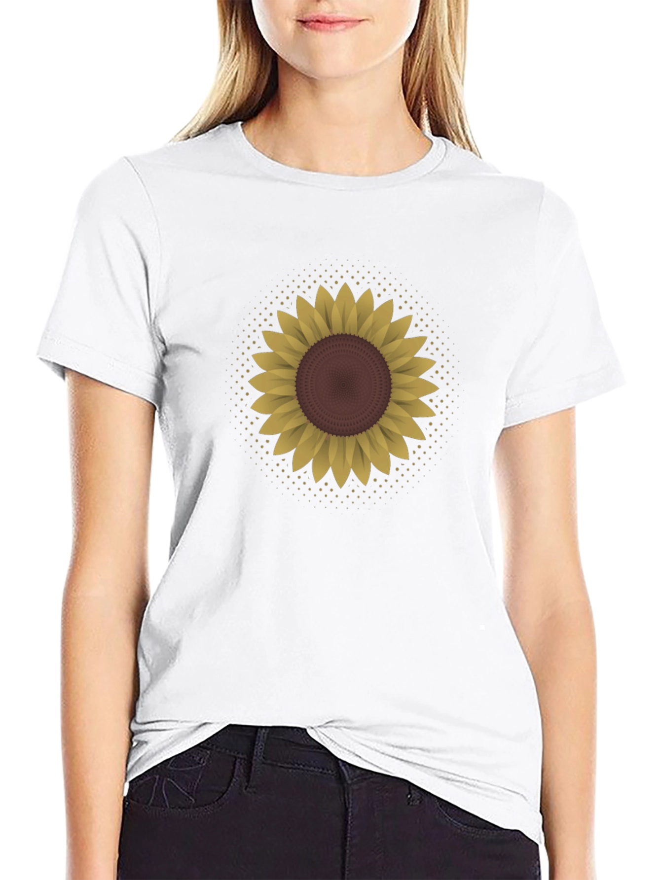 Sunflower Graphic T-Shirt - Stylish Mens Tee
