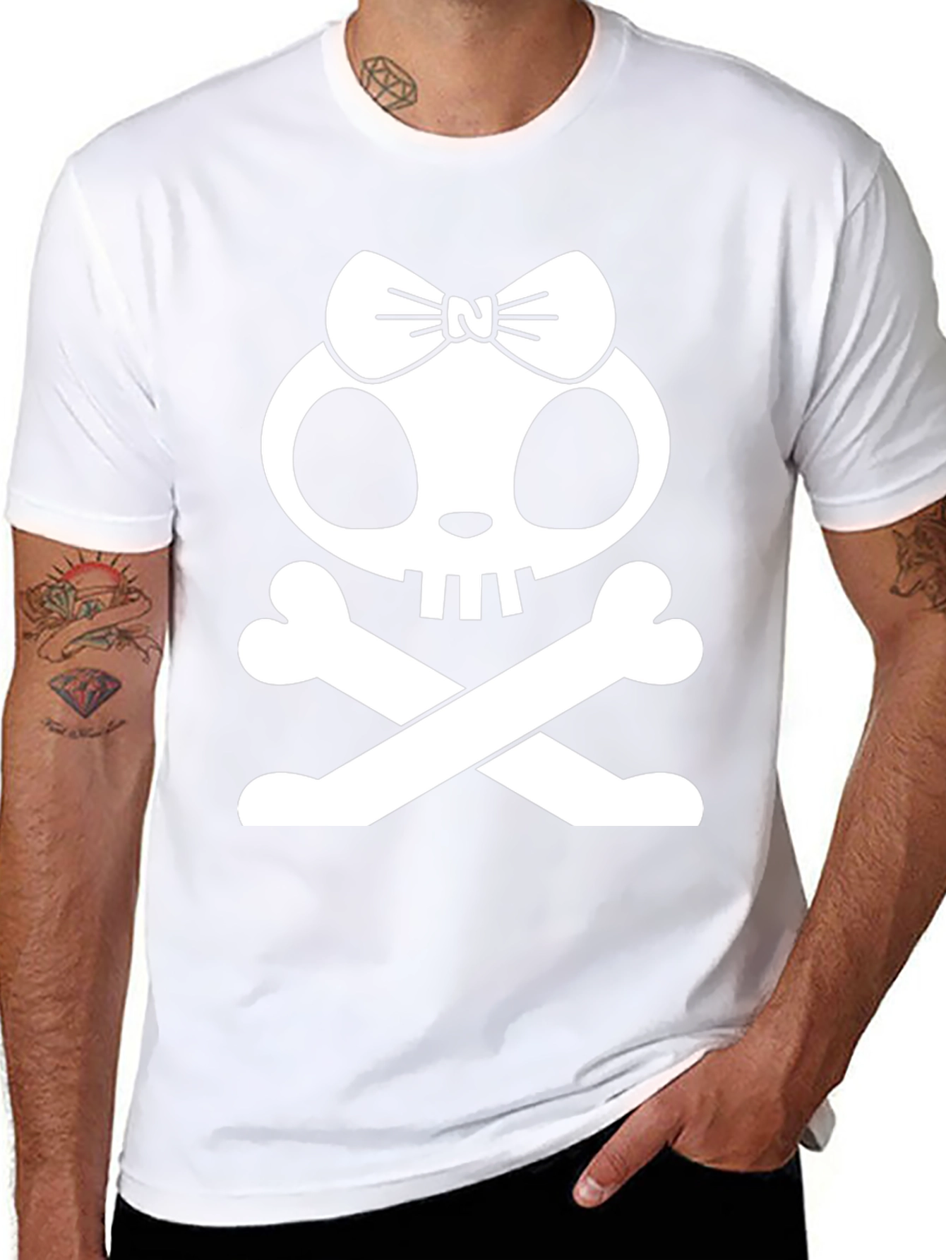 Skull & Crossbones Bow T-Shirt