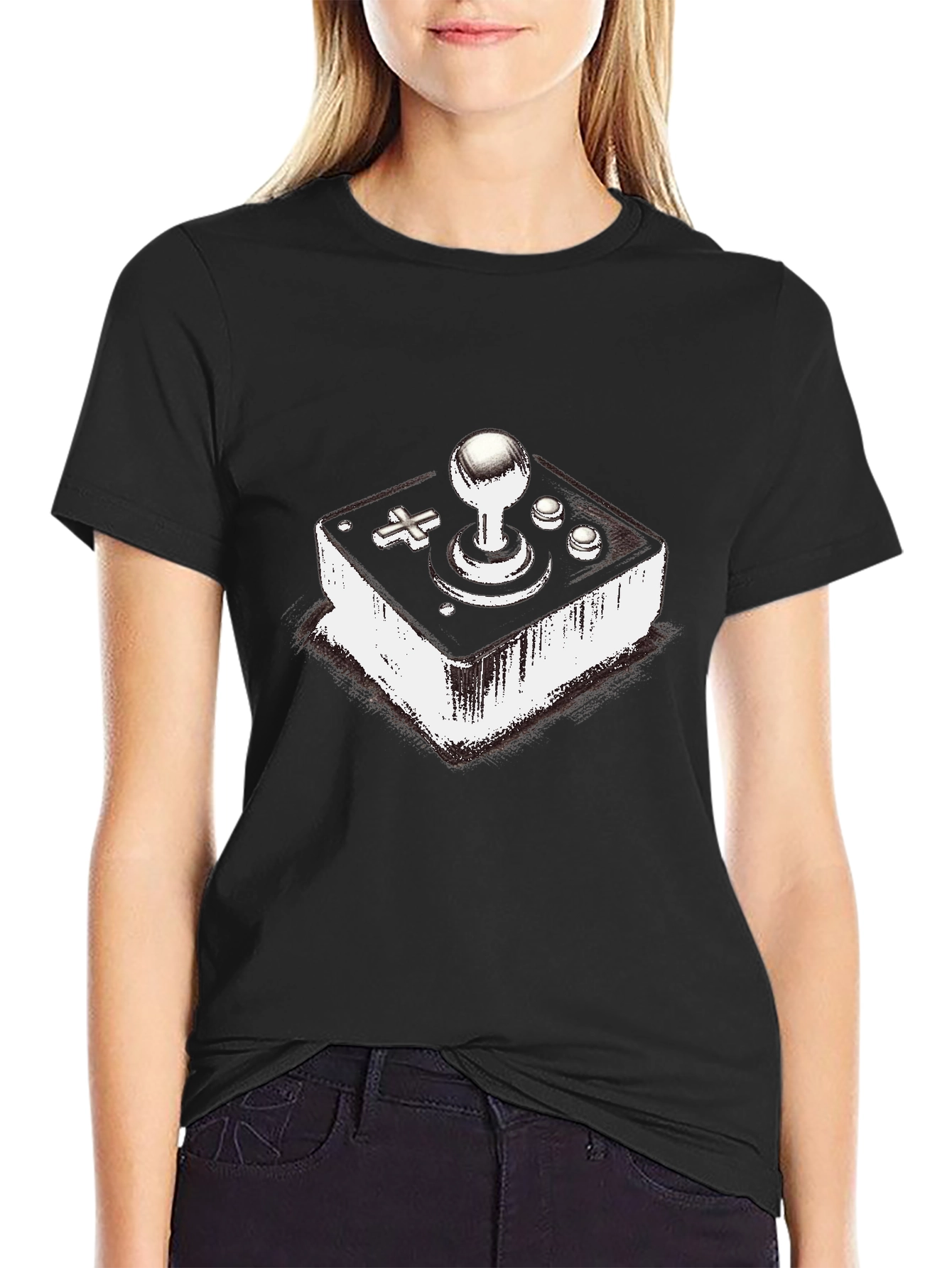 Retro Gamer T-Shirt - Joystick Design