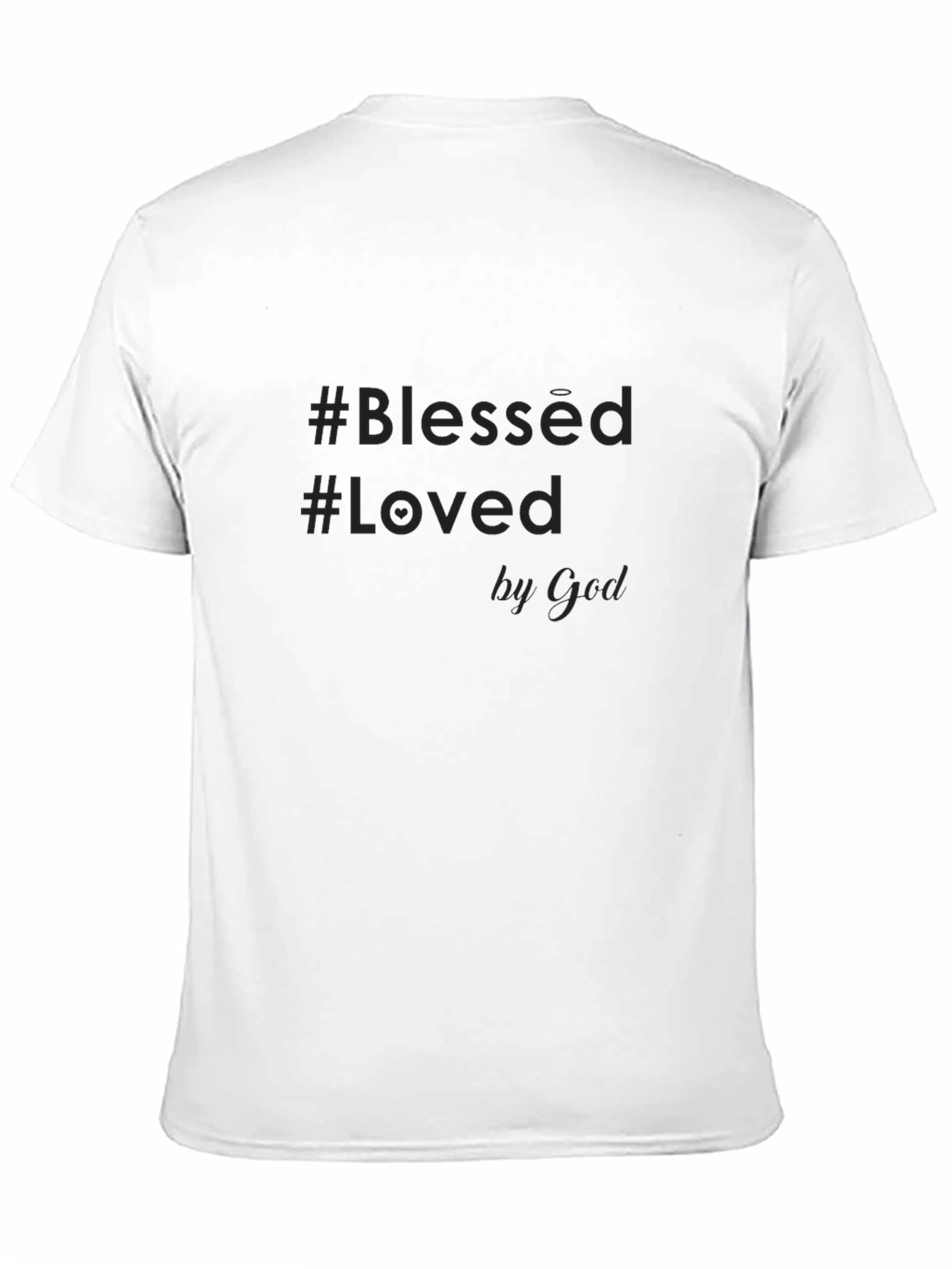 Blessed & Loved by God Black Graphic Tee