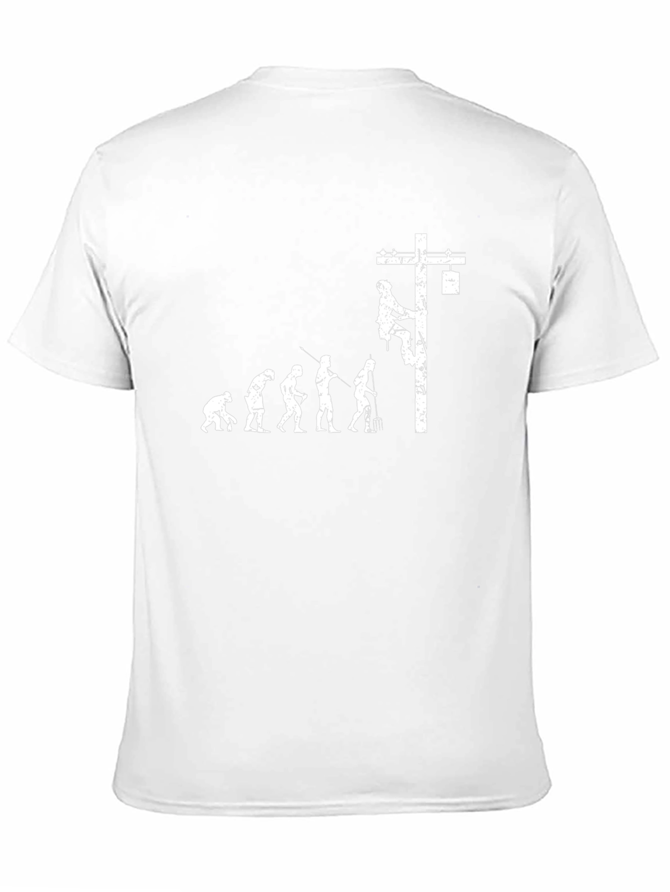 Electric Lineman Evolution Graphic T-Shirt
