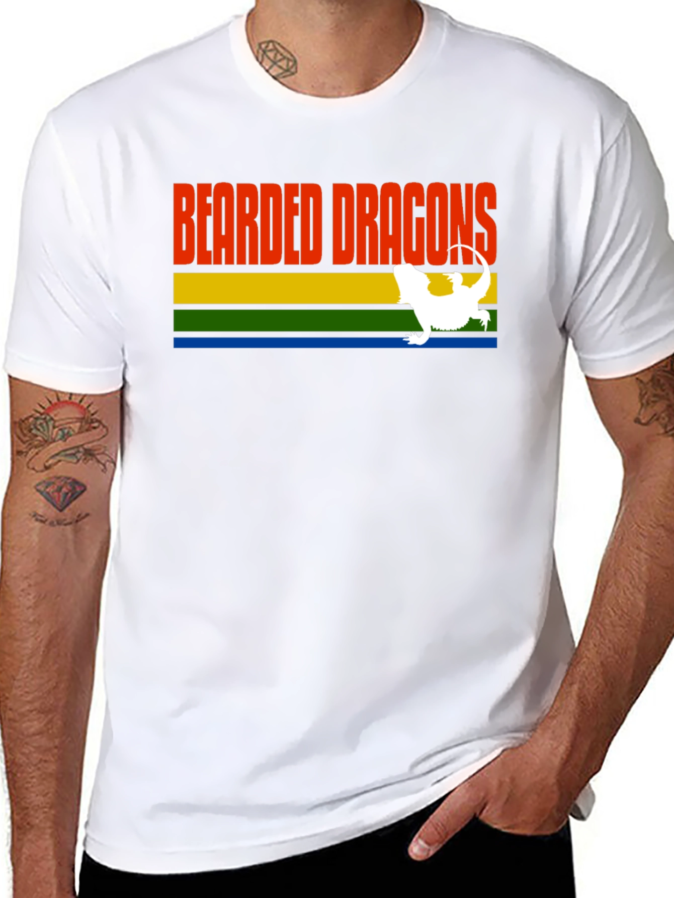Bearded Dragons T-Shirt - Retro Style