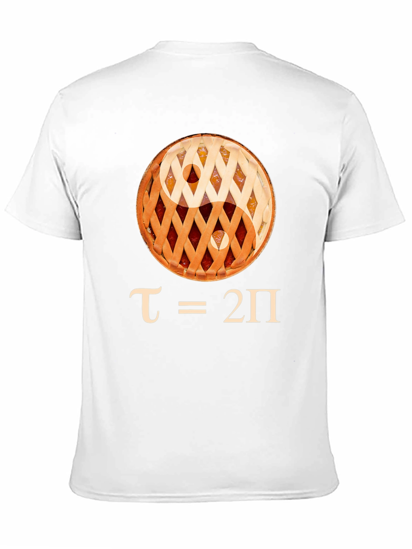 Yin Yang Pie Tau Math Black T-Shirt