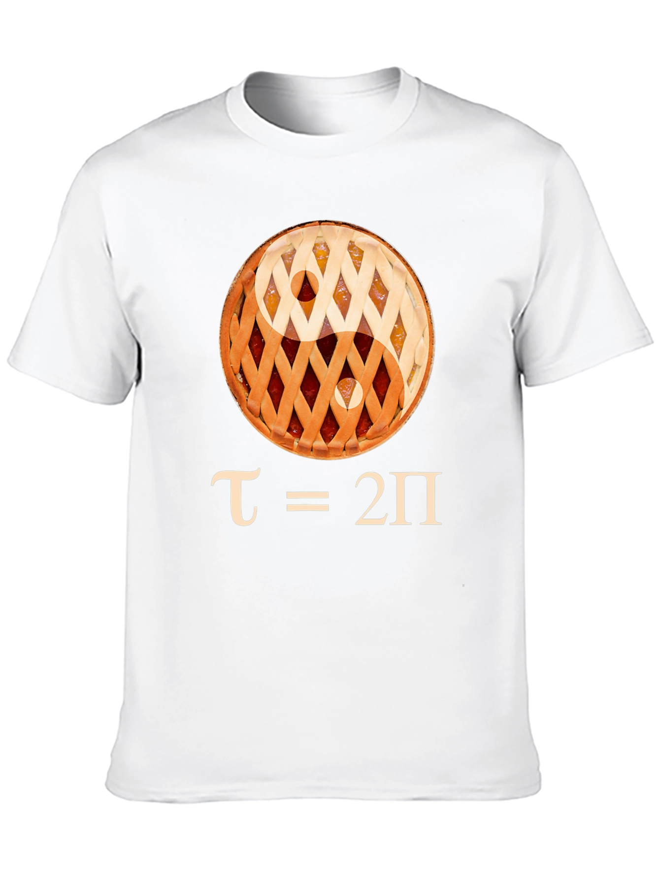 Yin Yang Pie Tau Math Black T-Shirt