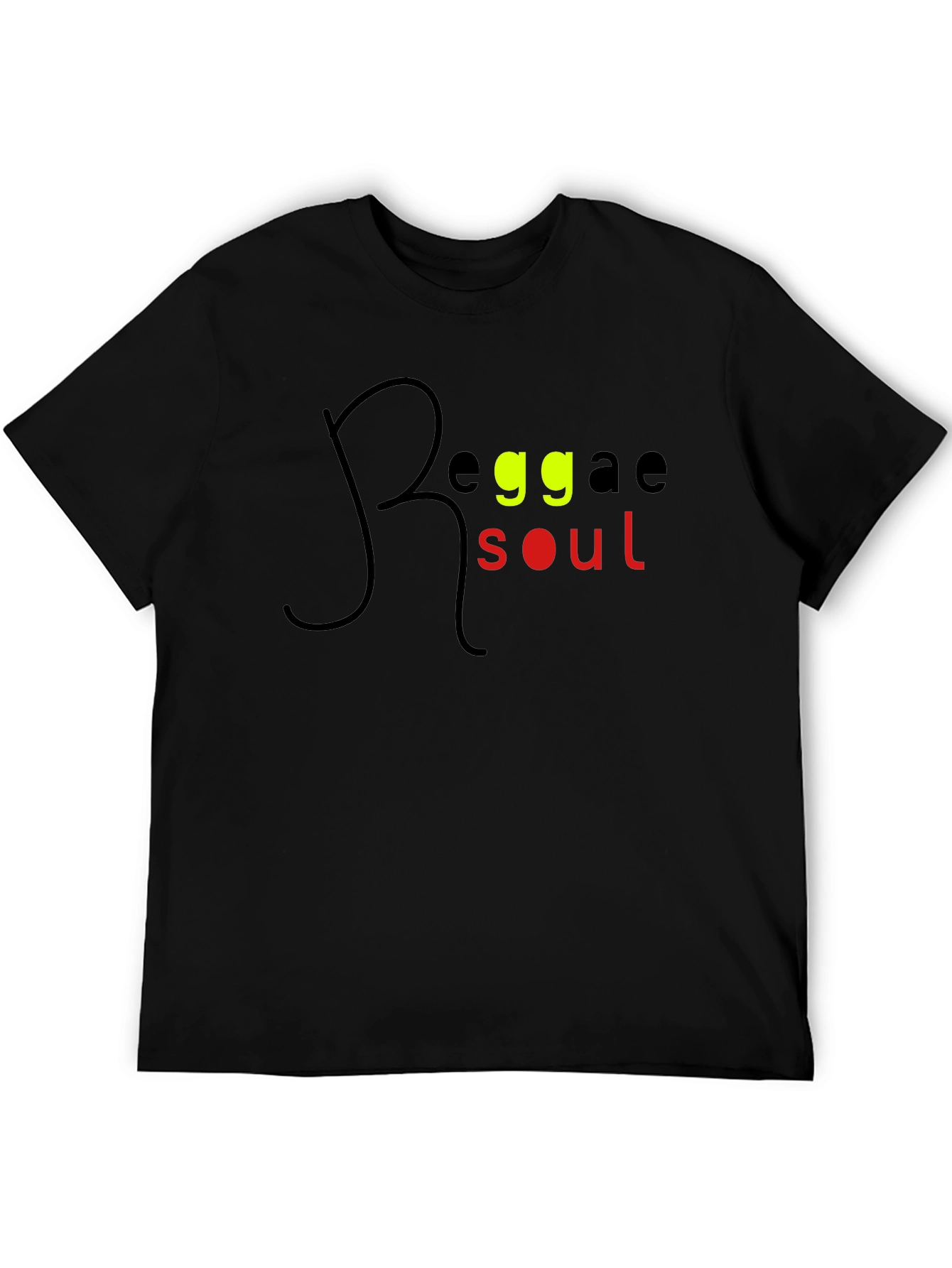 Reggae Soul Graphic Tee - Stylish Black T-Shirt