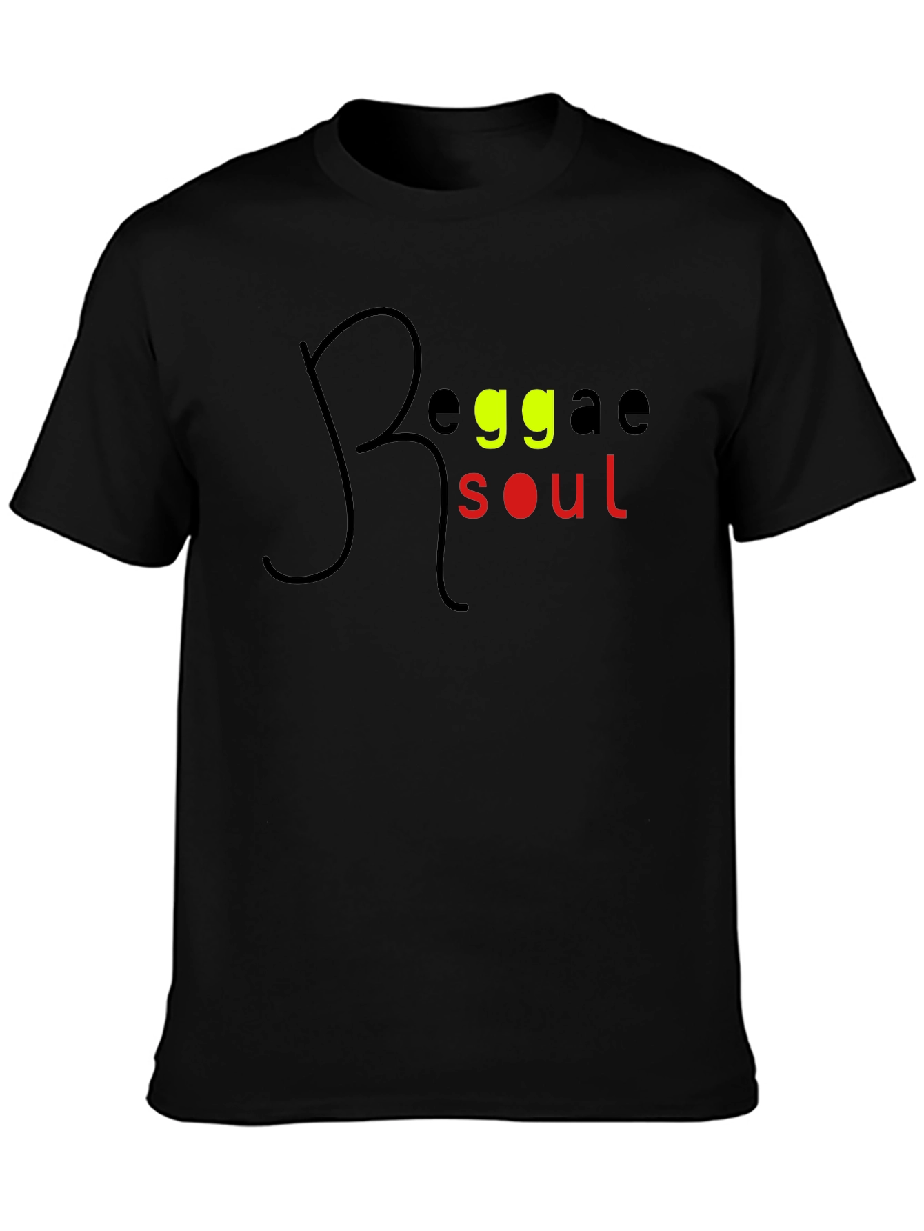Reggae Soul Graphic Tee - Stylish Black T-Shirt