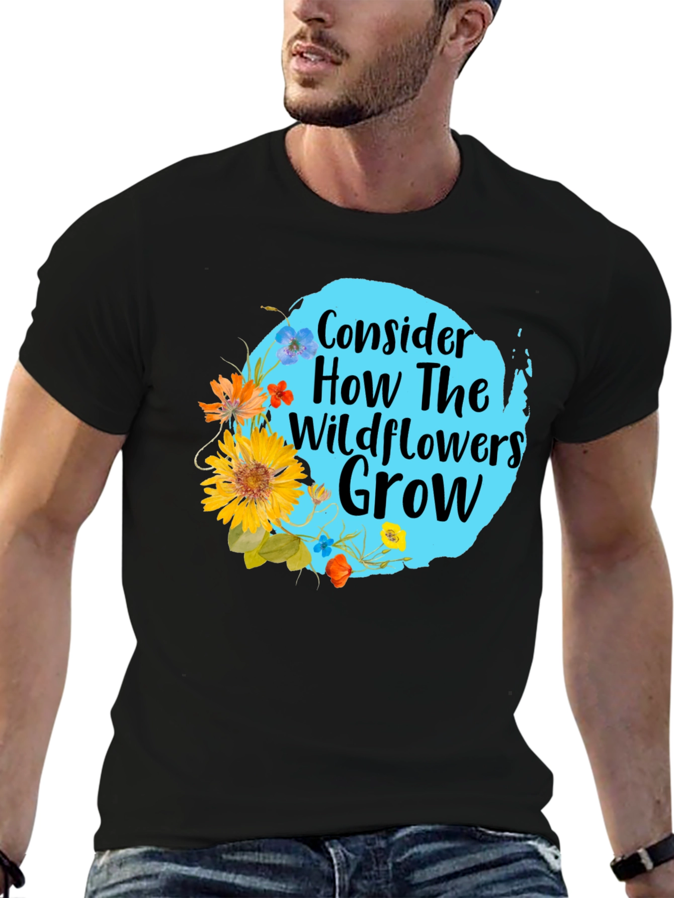 Wildflower Graphic Tee - Consider How They Grow