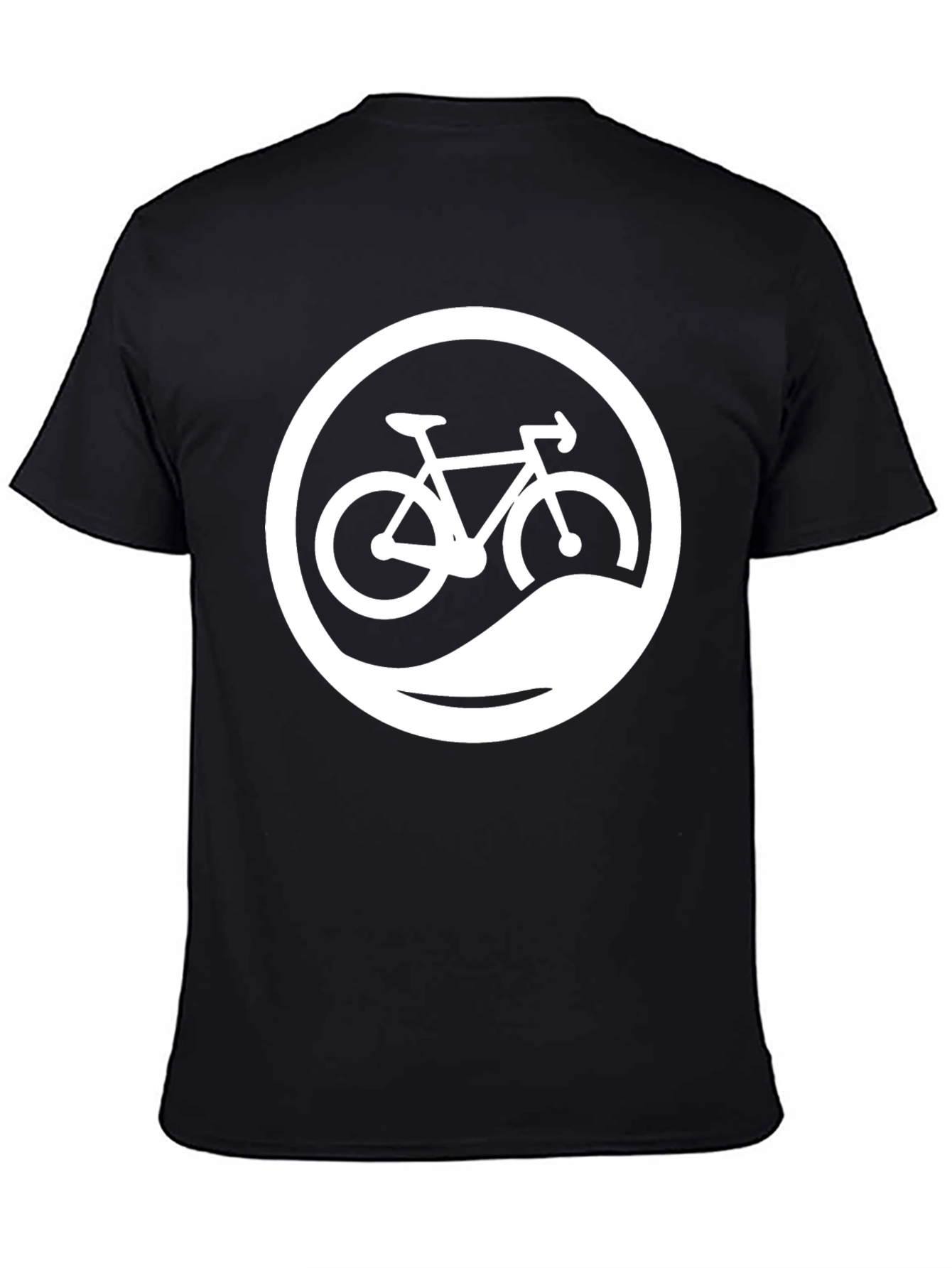 Cool Bike Graphic Black Tee