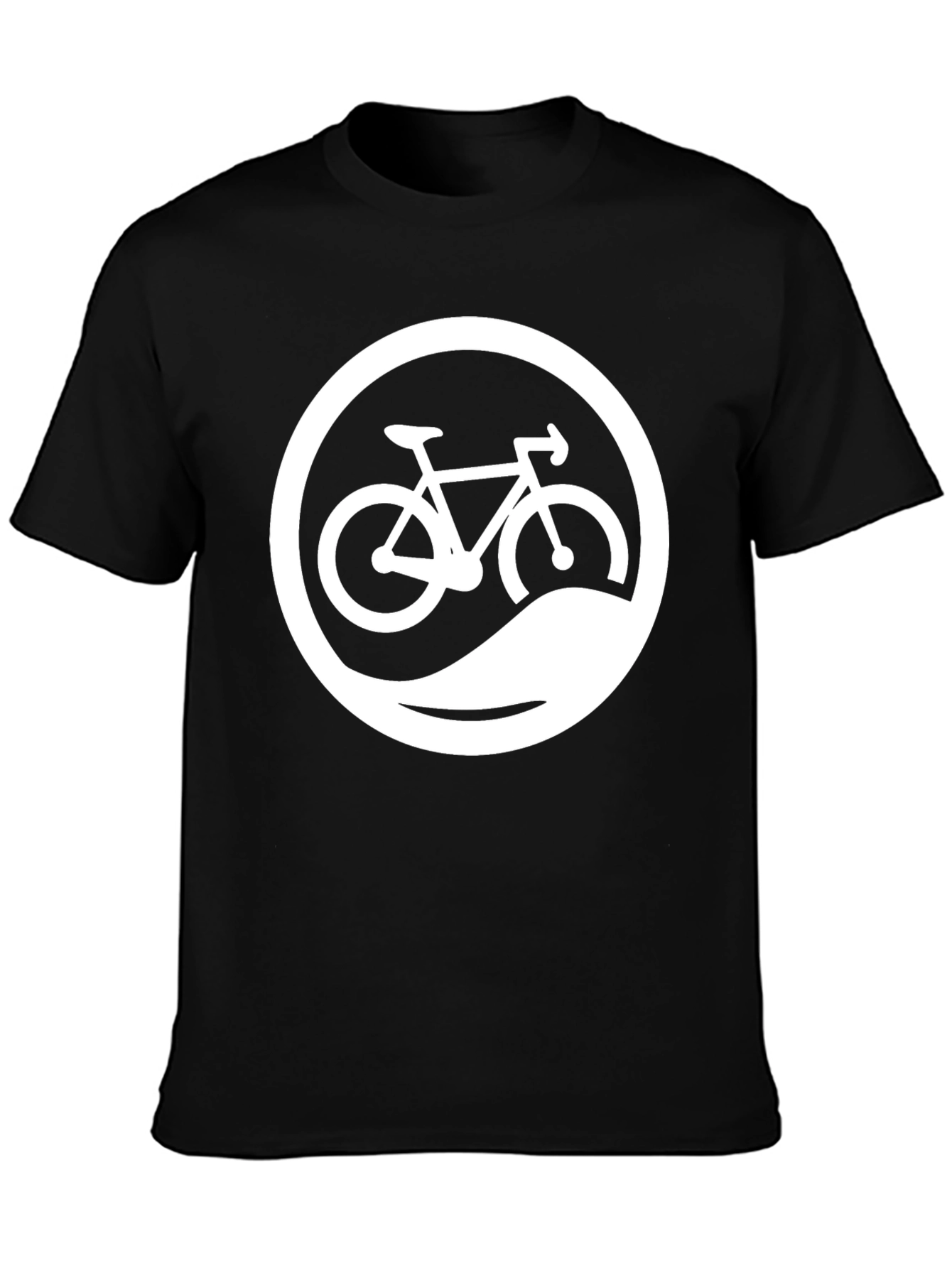 Cool Bike Graphic Black Tee