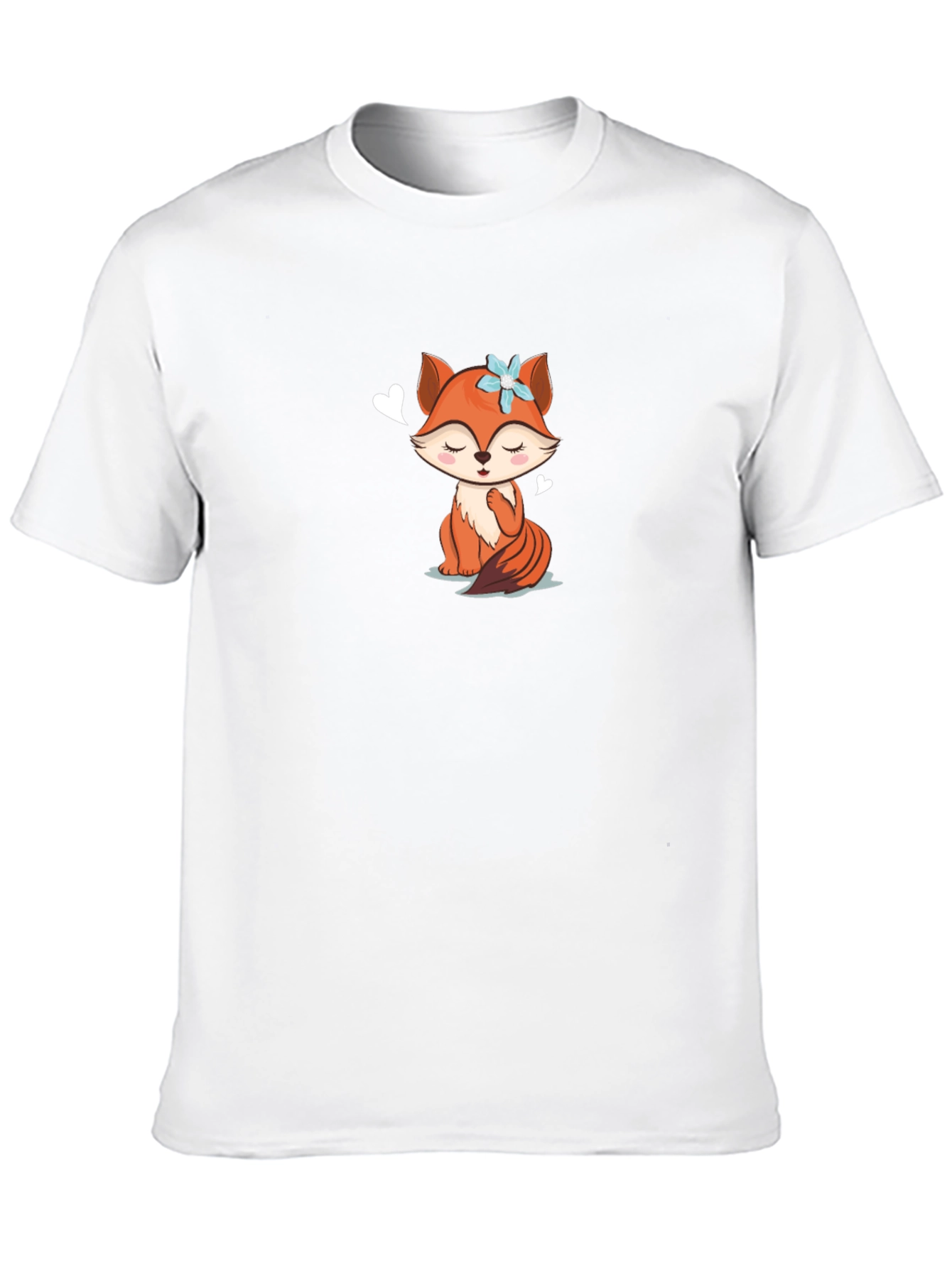 Cute Fox Graphic T-Shirt - Soft Cotton Blend