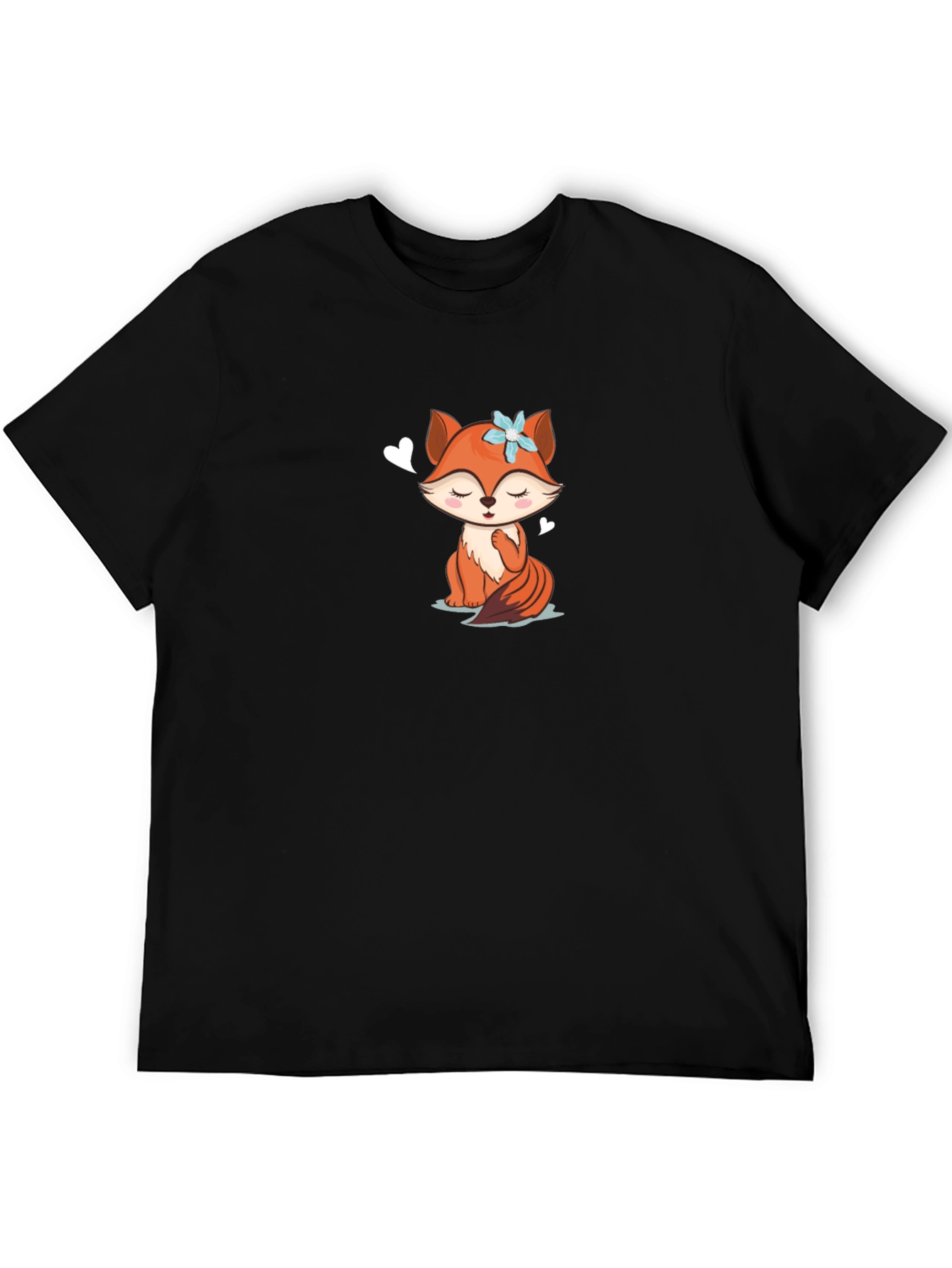 Cute Fox Graphic T-Shirt - Soft Cotton Blend