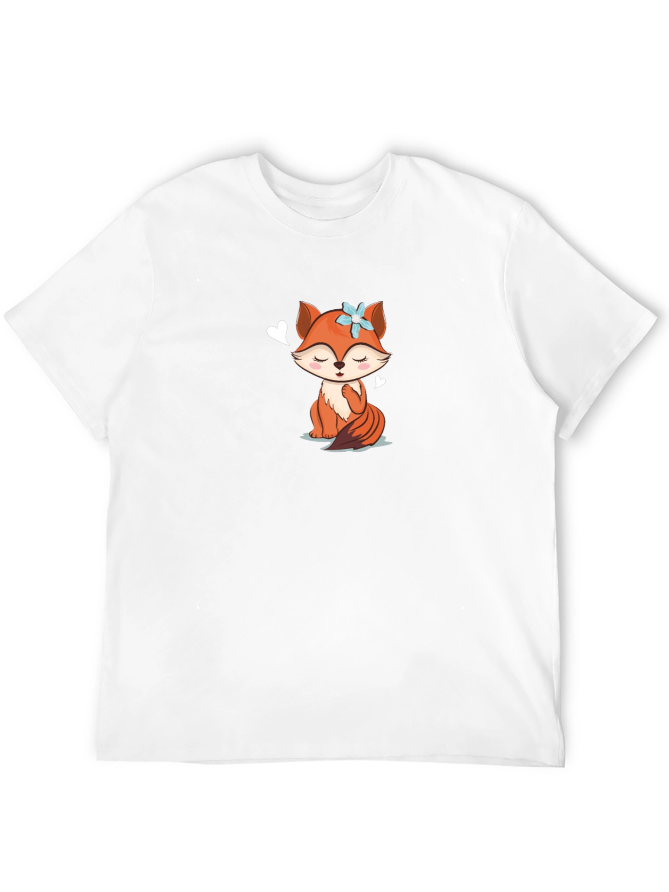Cute Fox Graphic T-Shirt - Soft Cotton Blend