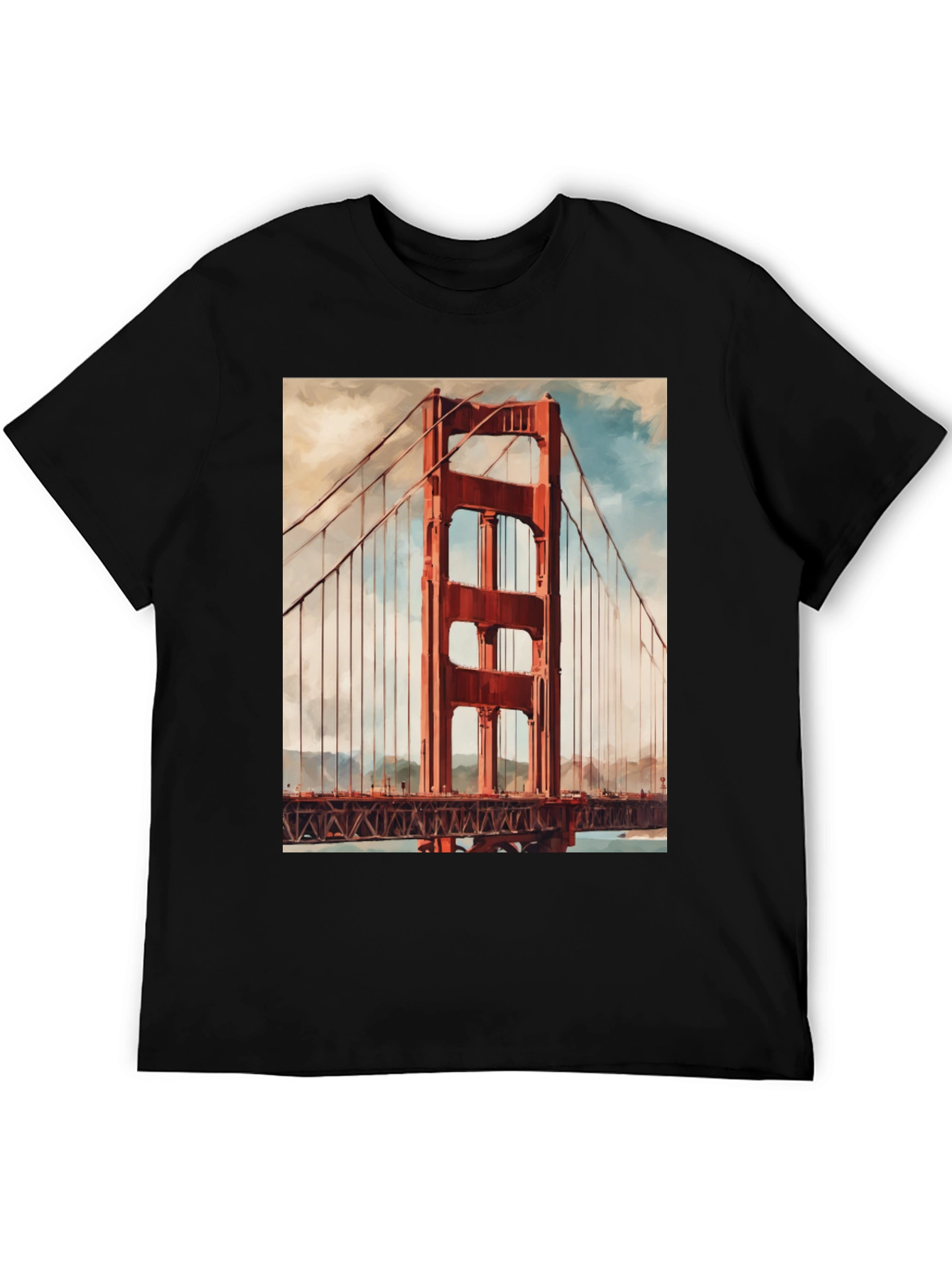 Golden Gate Bridge Graphic Tee - San Francisco T-Shirt